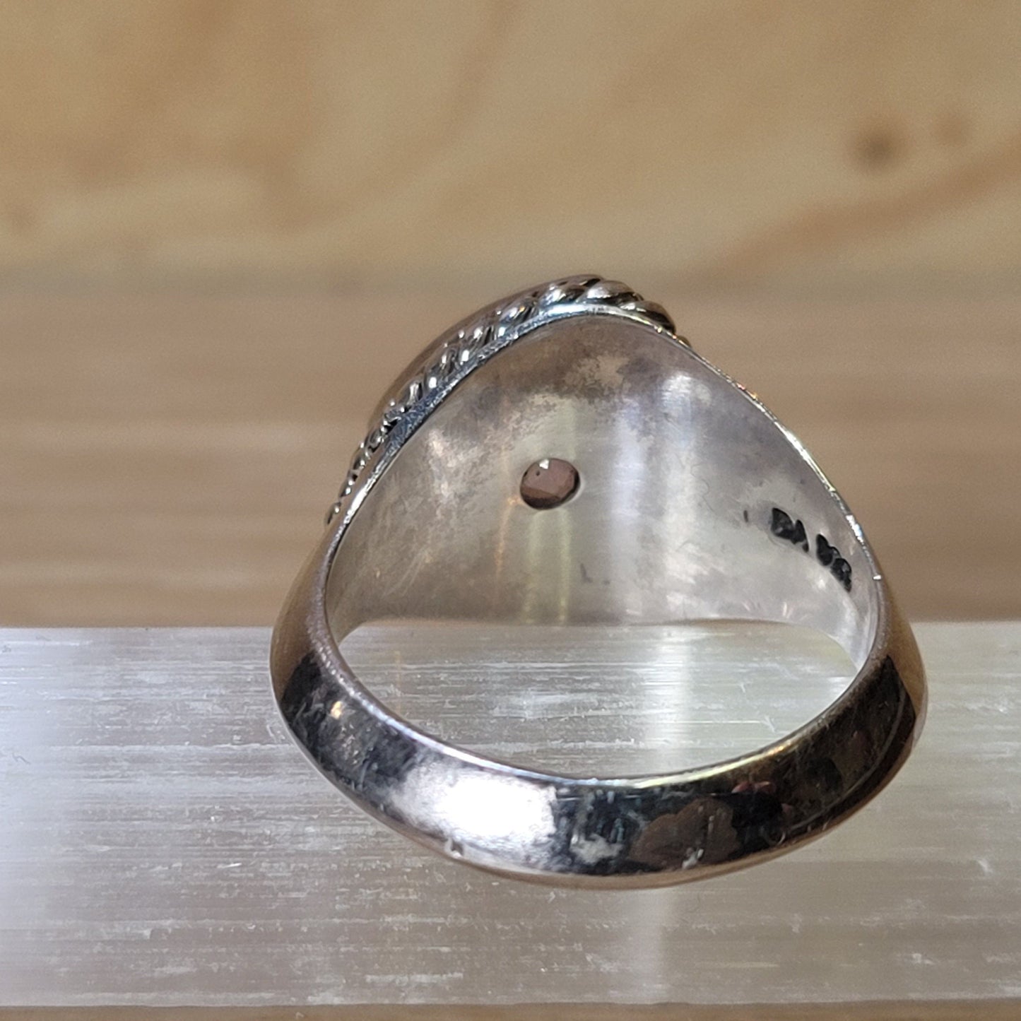 Amethyst Sterling Silver Ring - Size 8