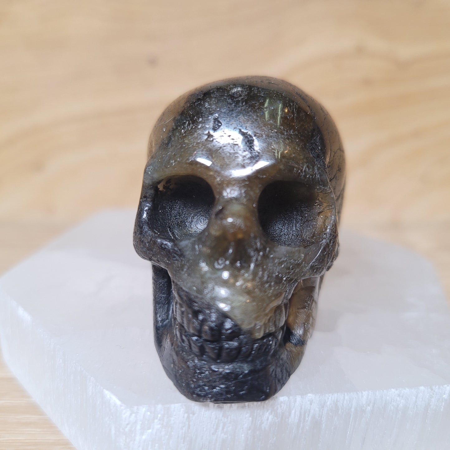 Labradorite 2" Skull
