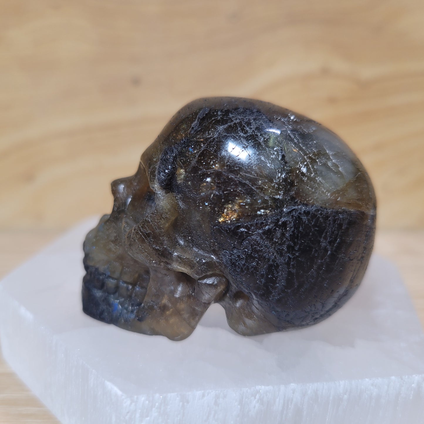 Labradorite 2" Skull