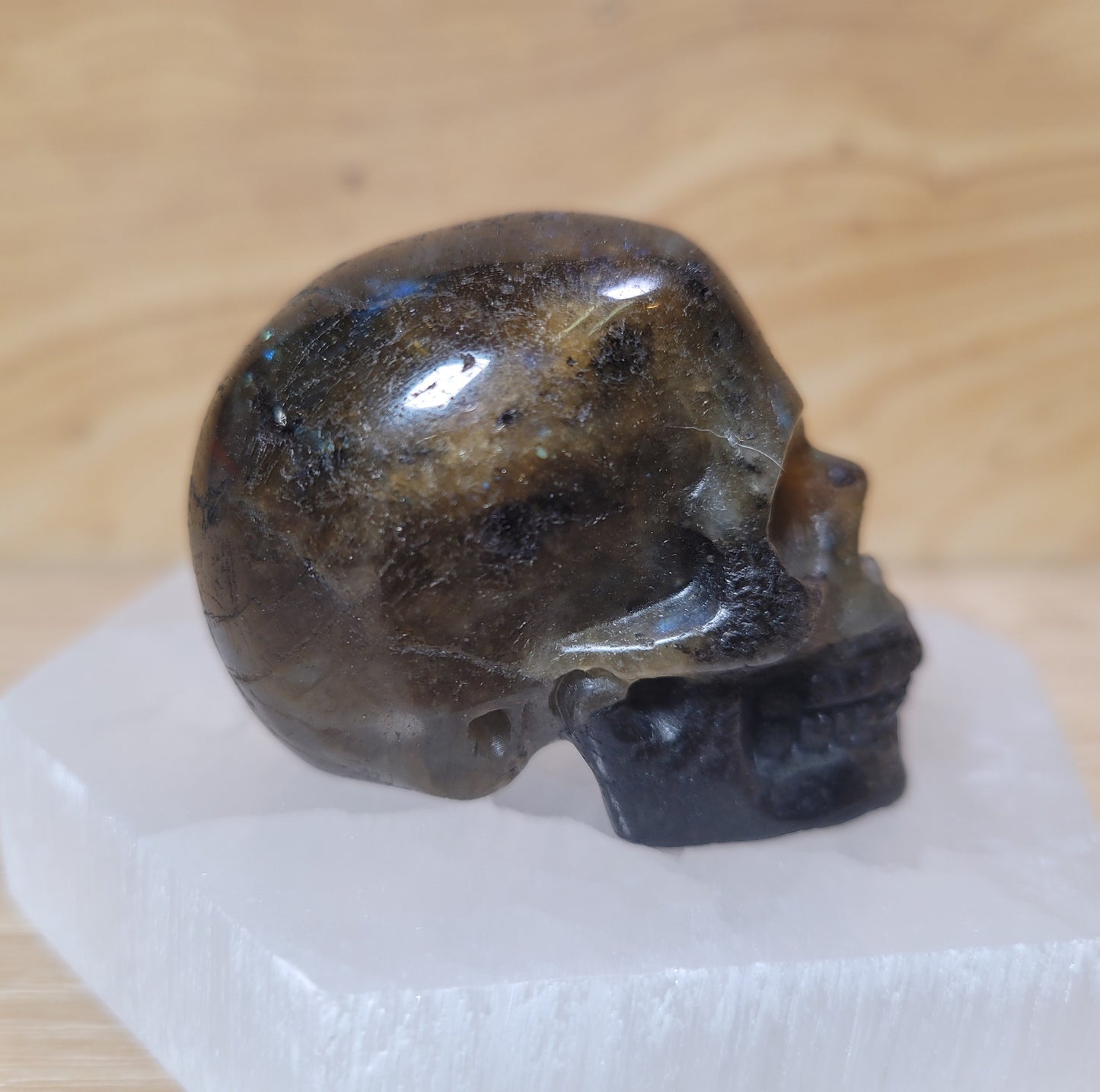 Labradorite 2" Skull