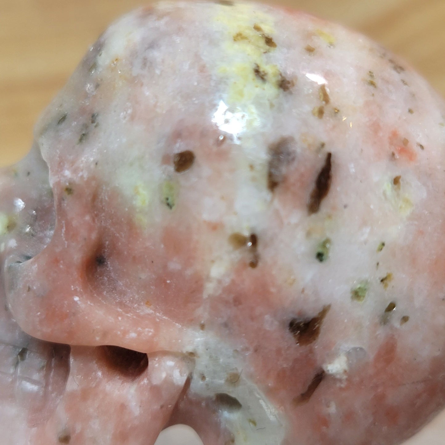 Sesame Jasper 2" Skull
