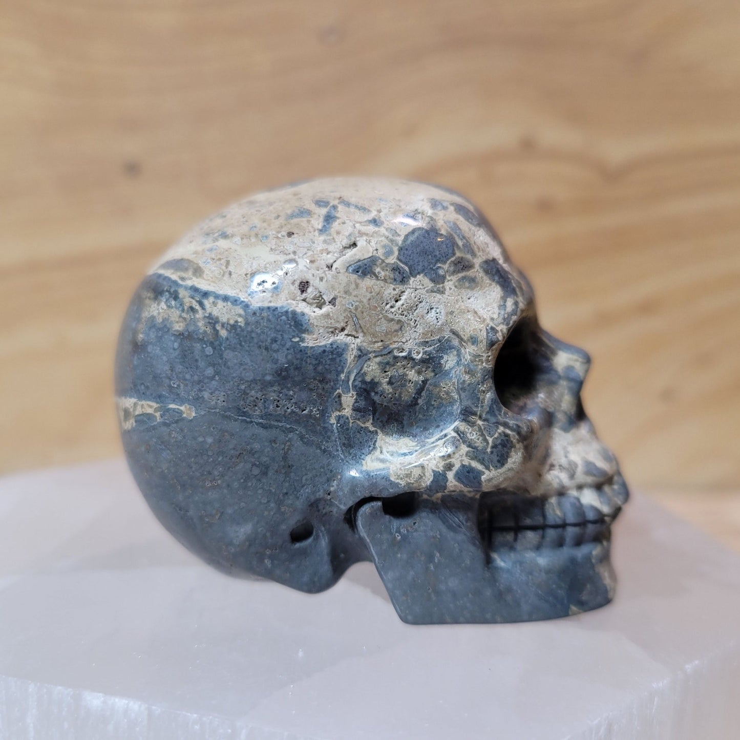 Camouflage Jasper 2" Skull