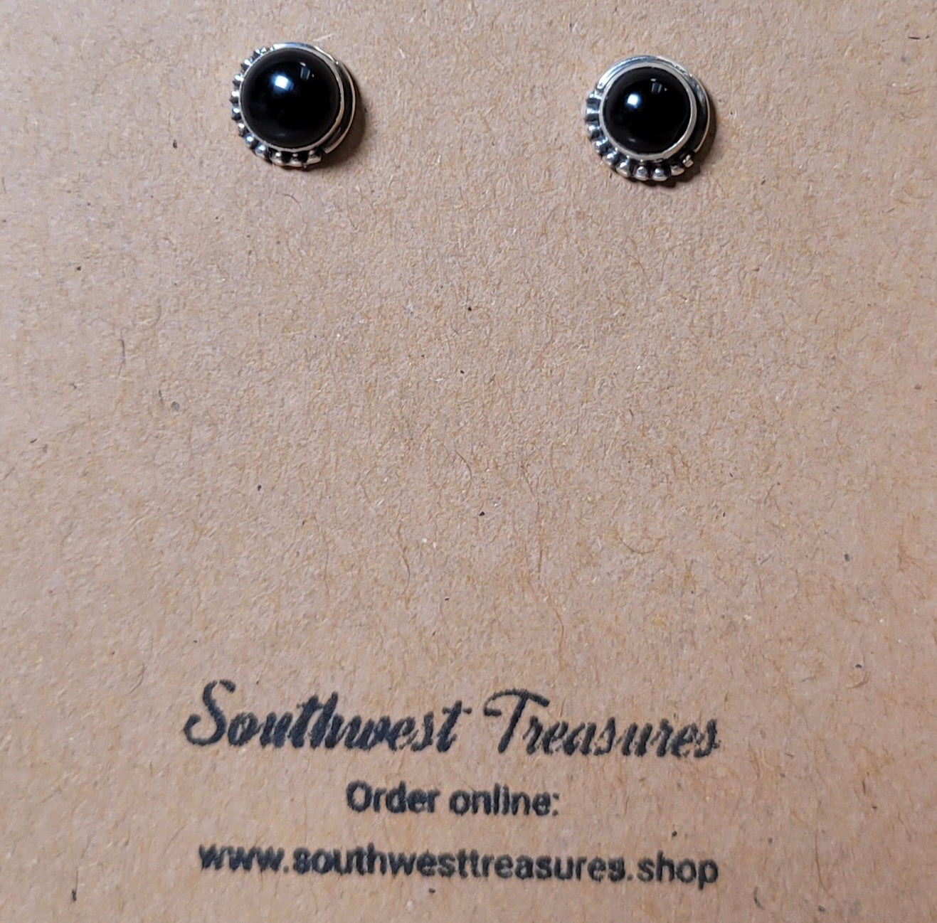 Onyx Sterling Silver Earrings