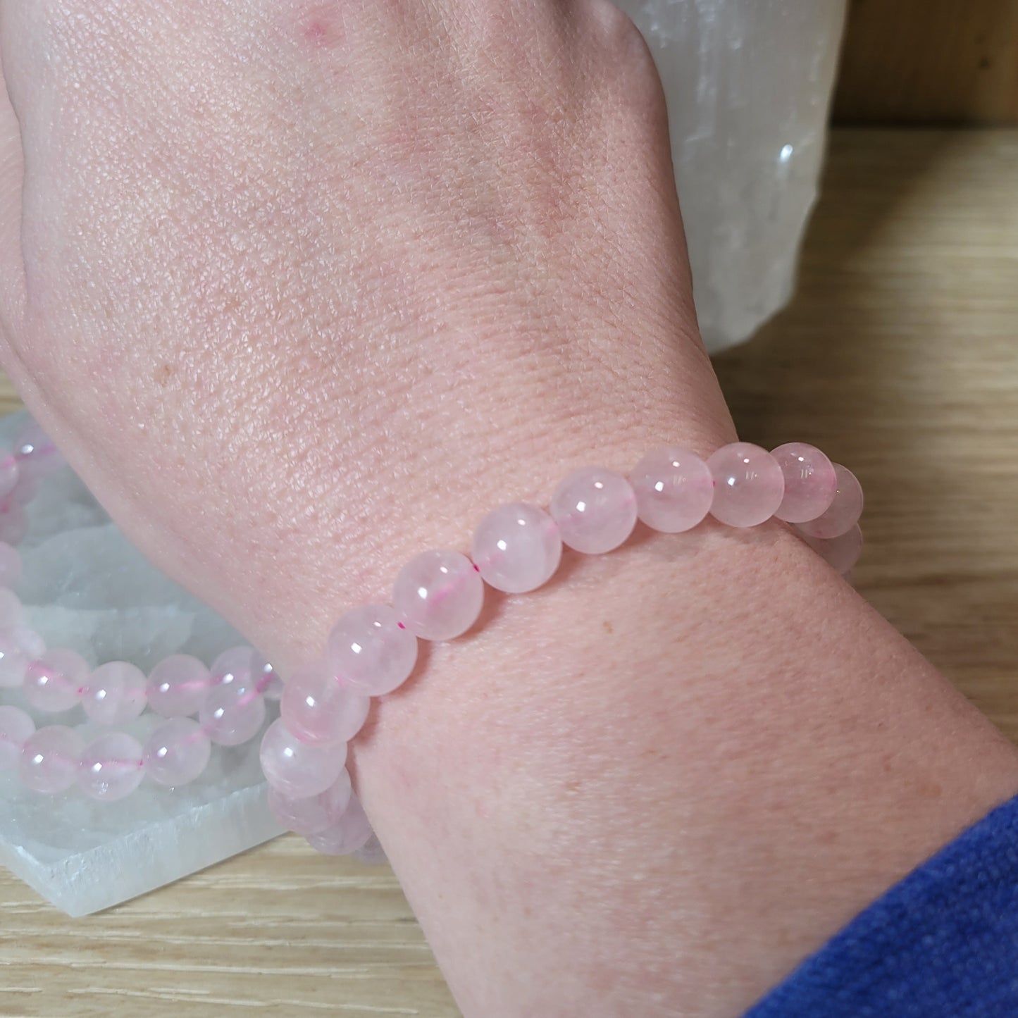 Rose Quartz Bracelet - 8mm