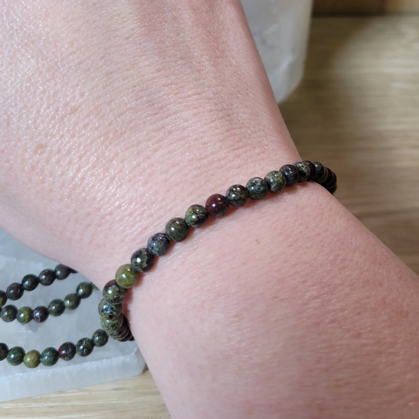 Dragon Bloodstone - 4mm Bracelet