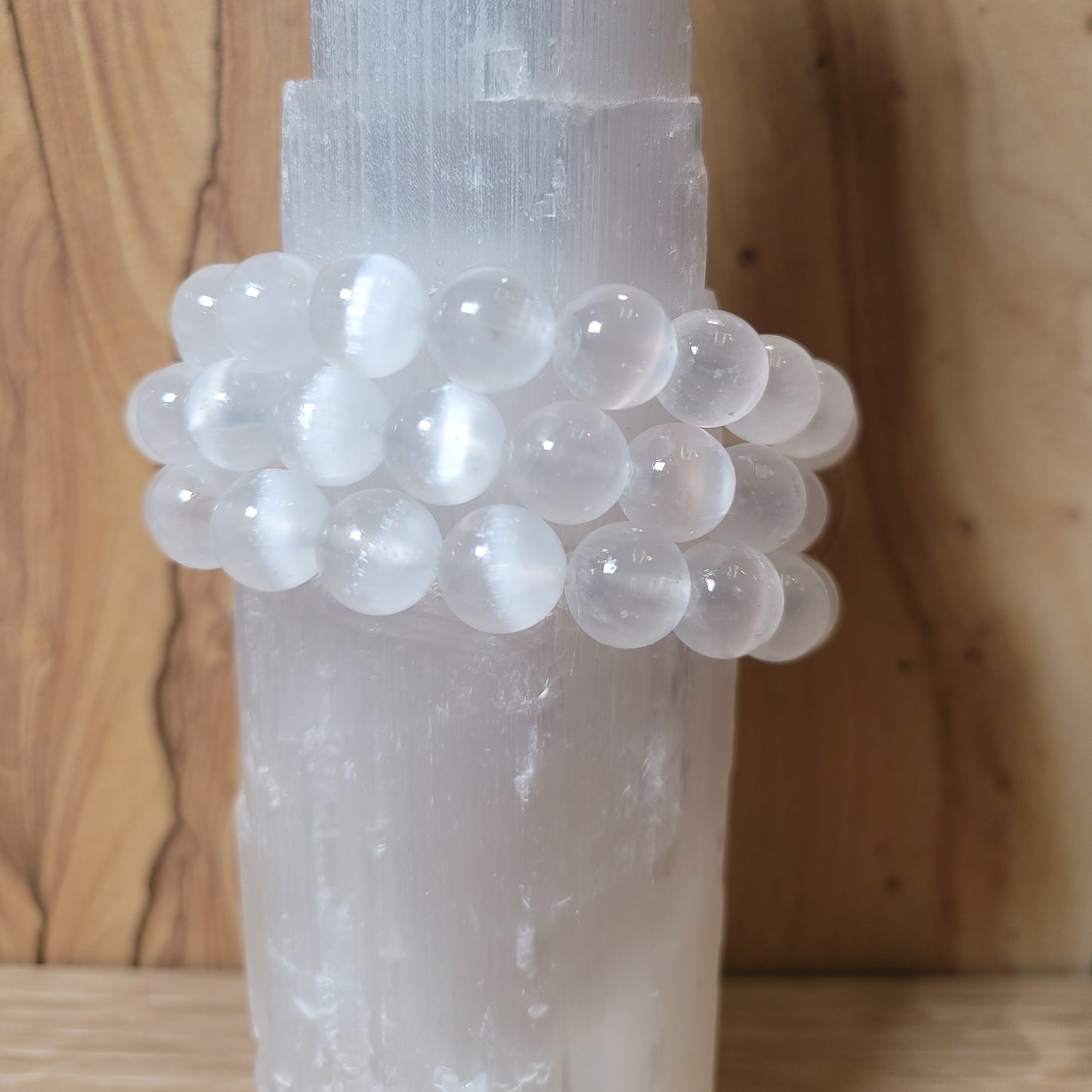 Satin Spar Bracelet - 10mm