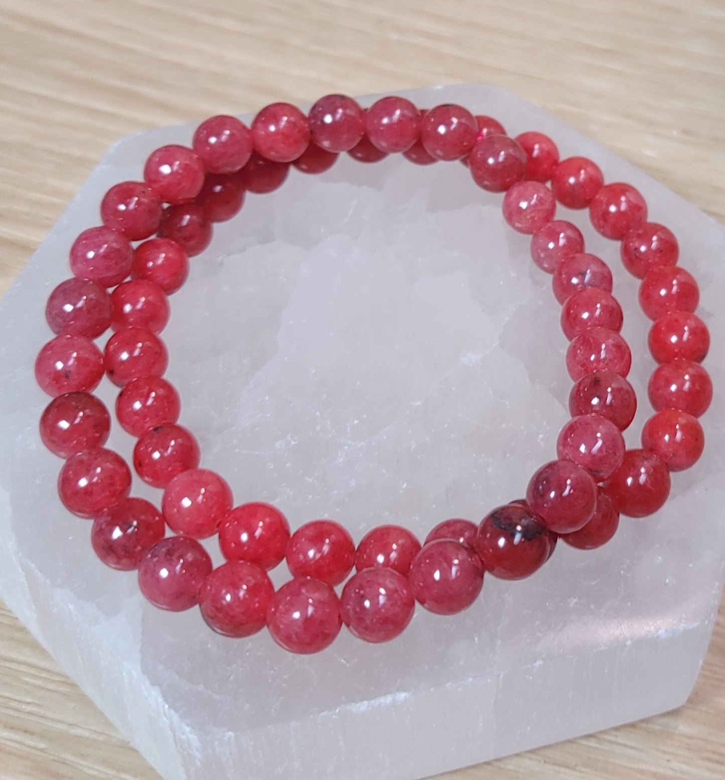 Rhodonite Bracelet - 6.5mm
