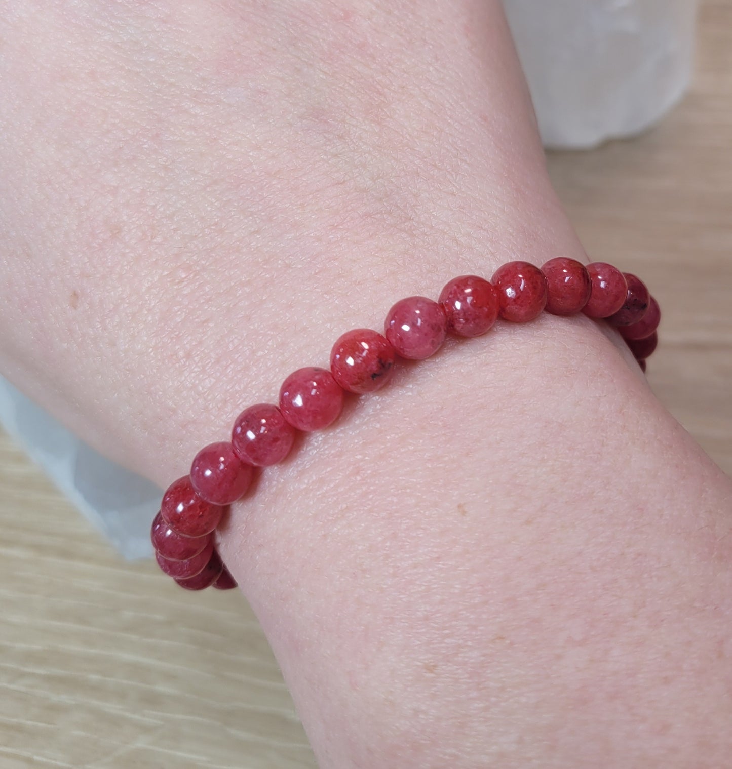 Rhodonite Bracelet - 6.5mm