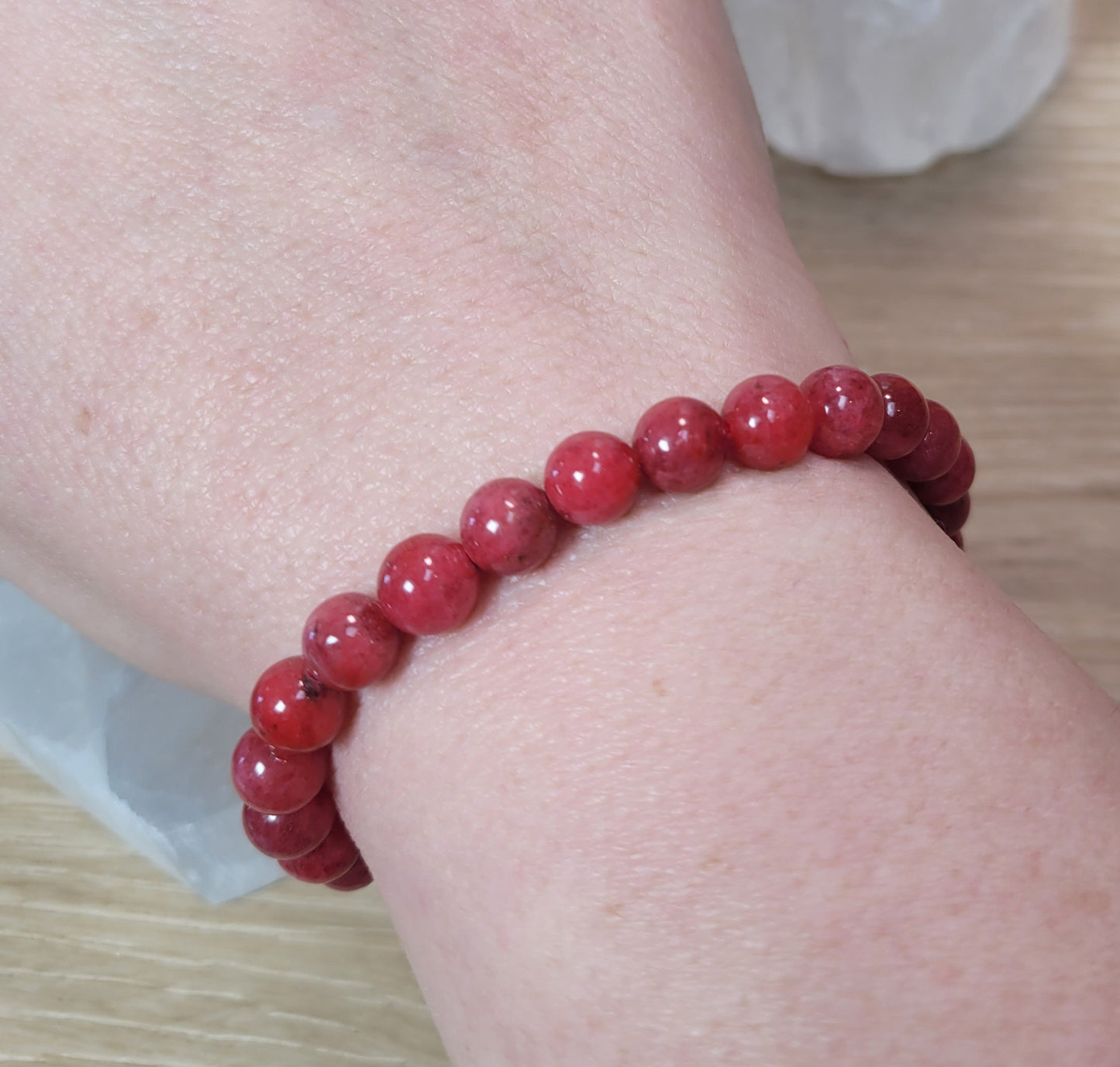 Rhodonite Bracelet - 7mm