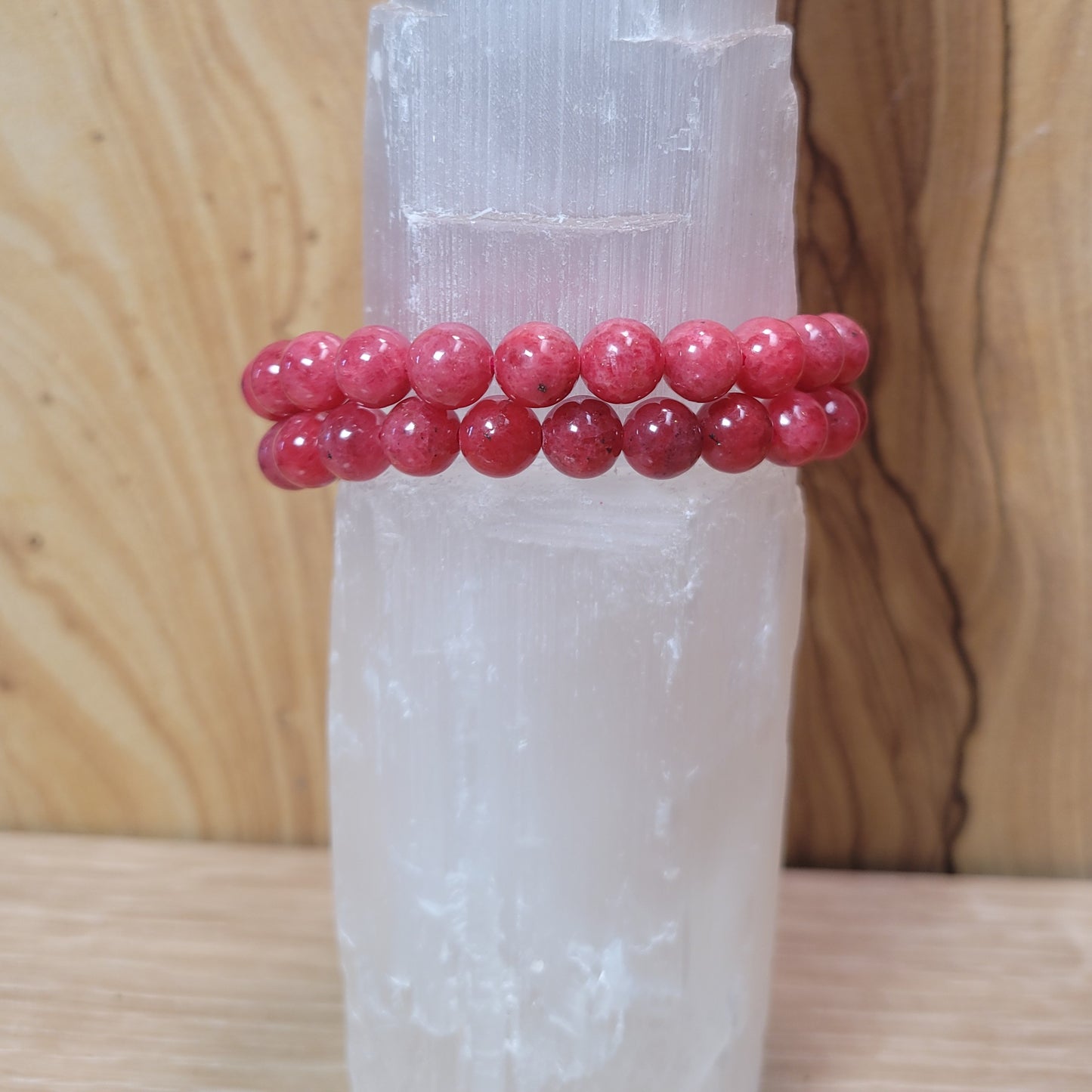 Rhodonite Bracelet - 7.5mm