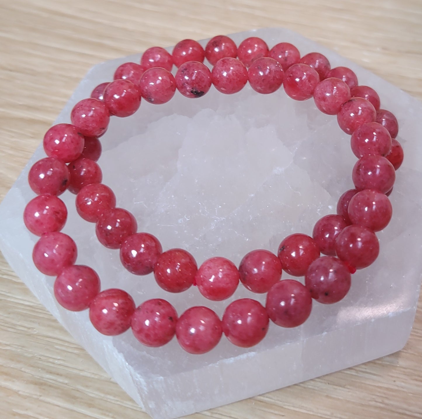 Rhodonite Bracelet - 7.5mm