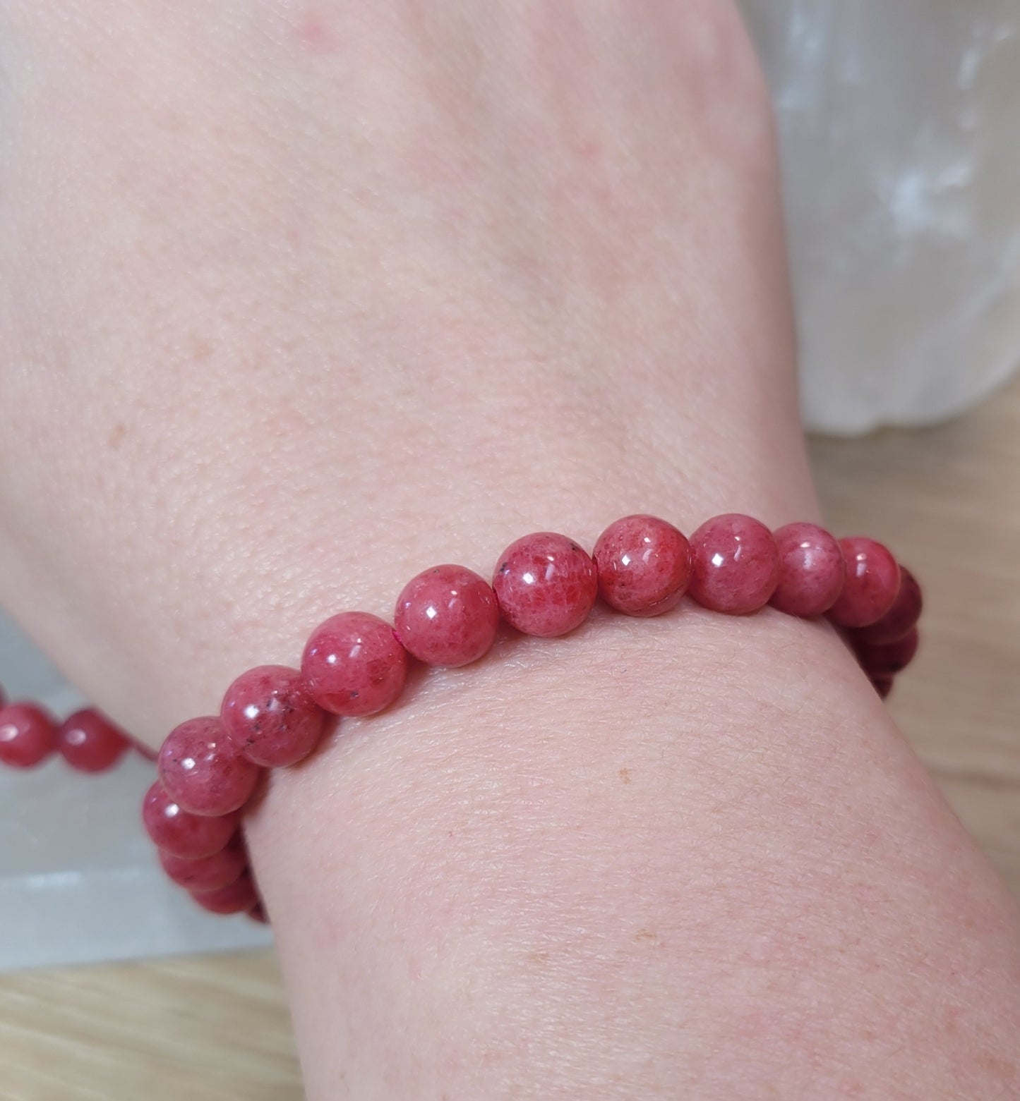 Rhodonite Bracelet - 7.5mm