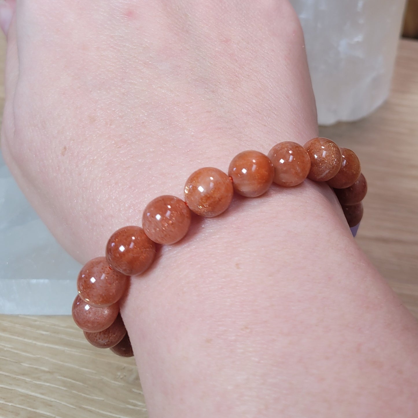 Sunstone Bracelet - 10mm