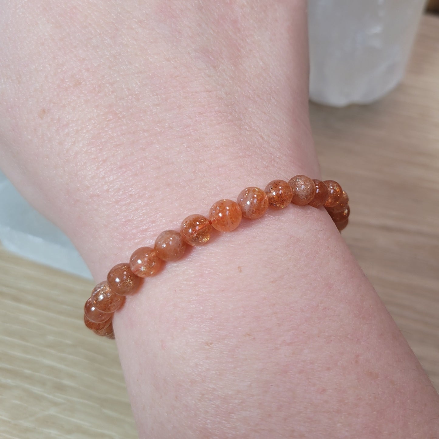 Sunstone Bracelet - 6mm to 6.5mm