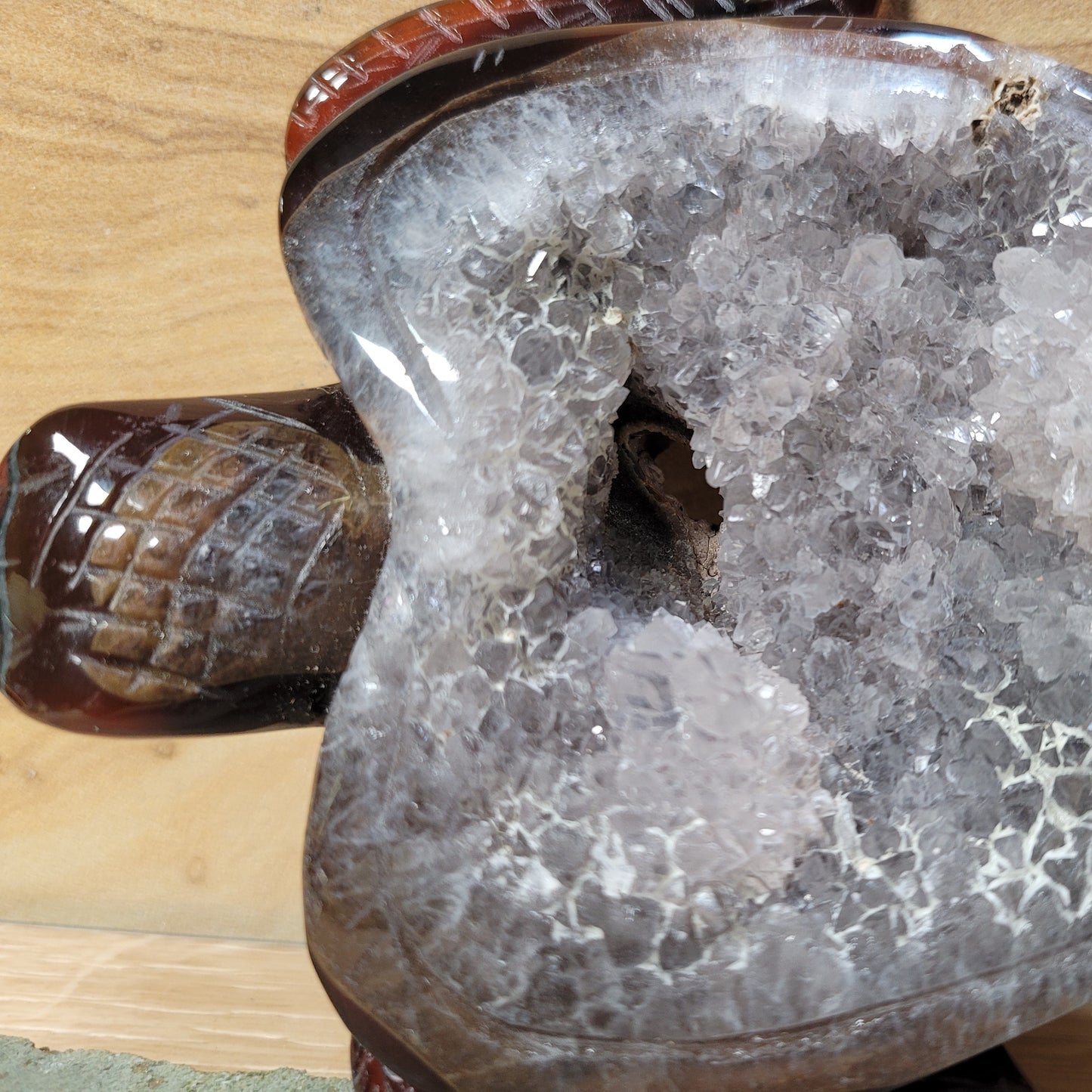 Carnelian & Quartz Turtle