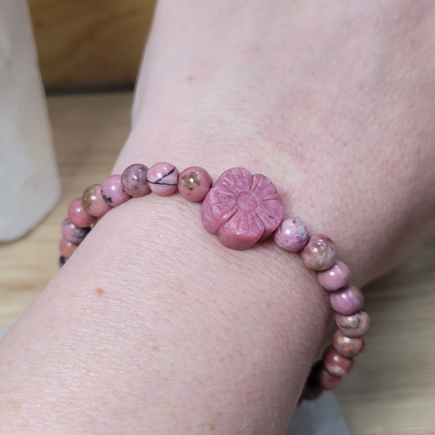 Rhodonite Bracelet - 6mm