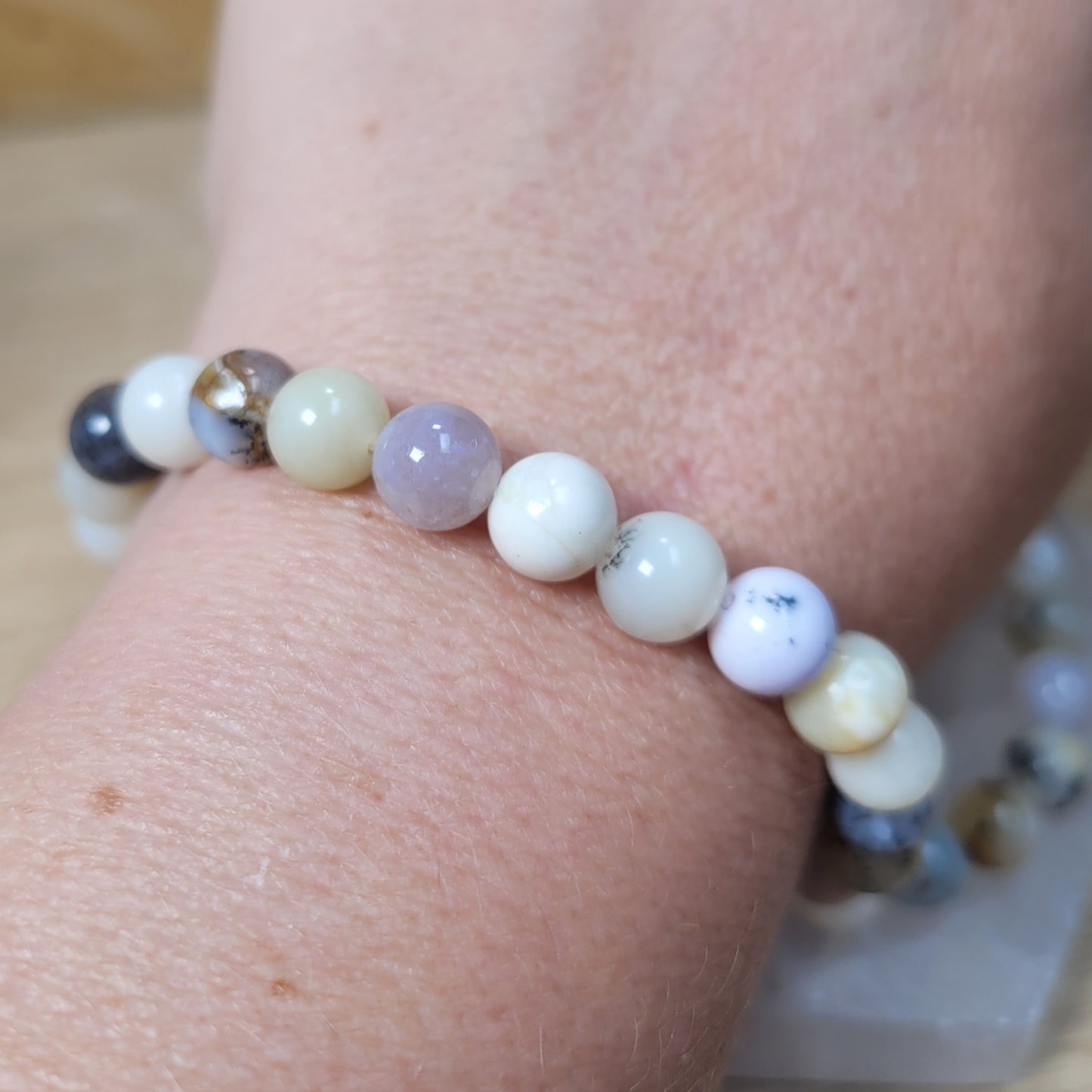Dendritic Opal Bracelet - 8mm