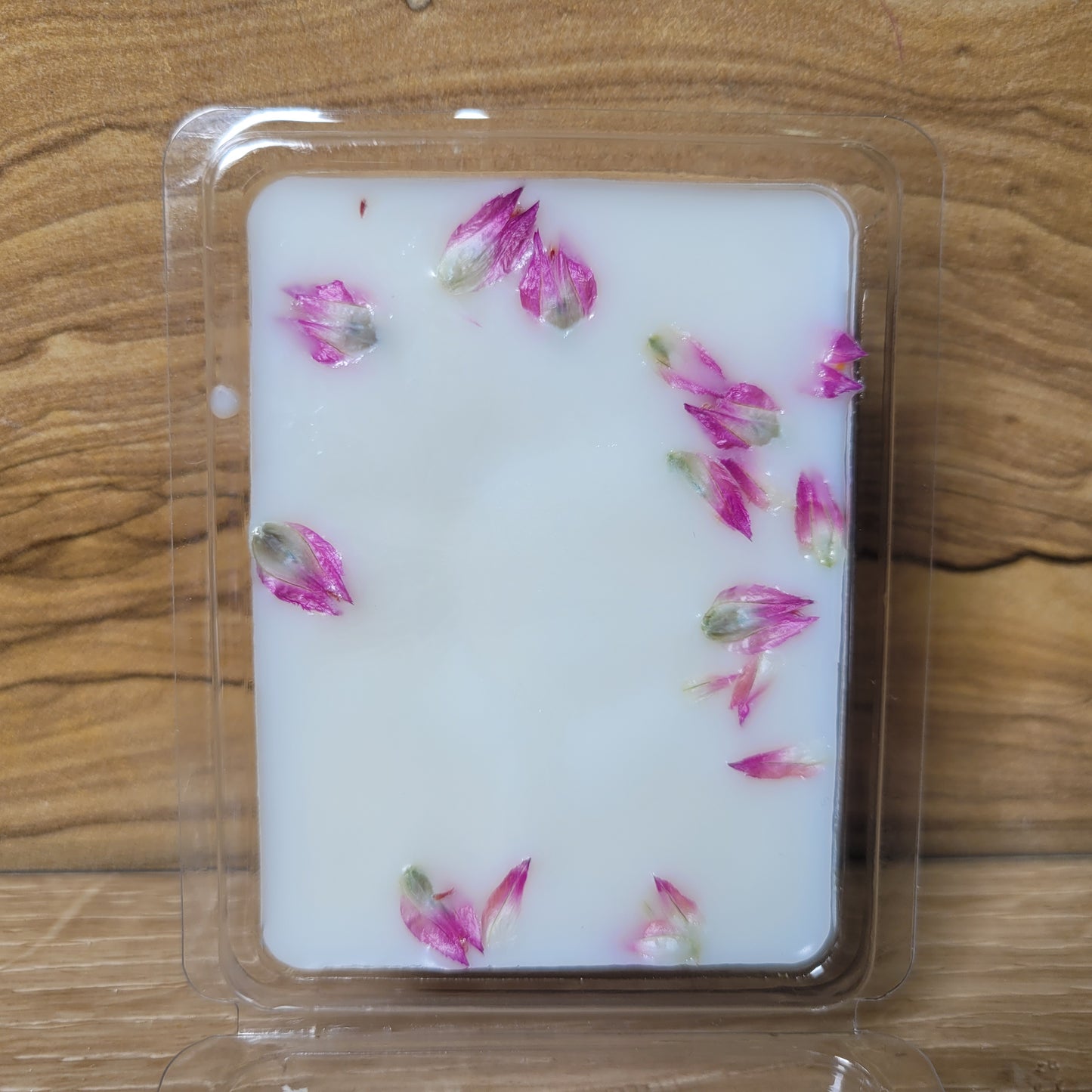 Strawberry + Peach Champagne Crystal Infused Soy Wax Melt