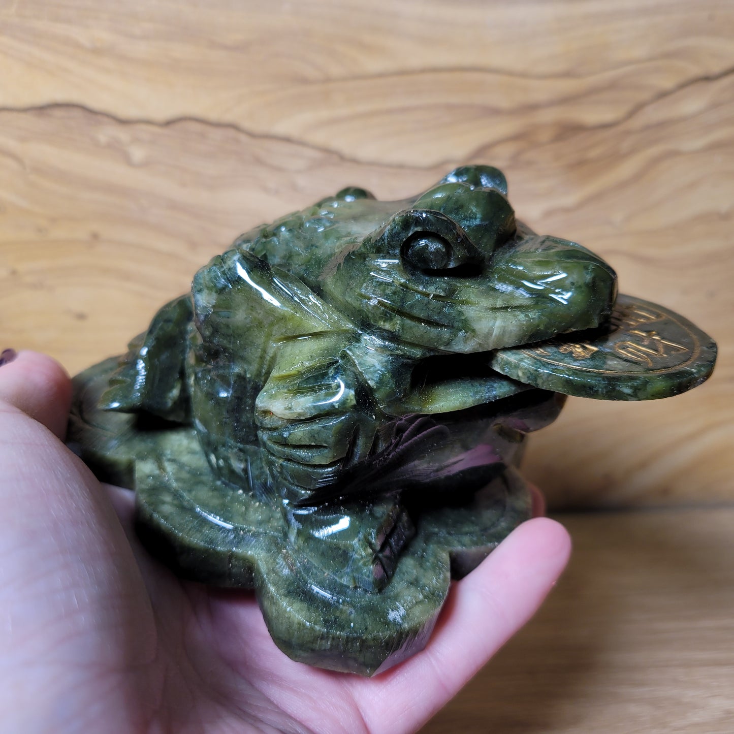 Feng Shui Money Frog - Large