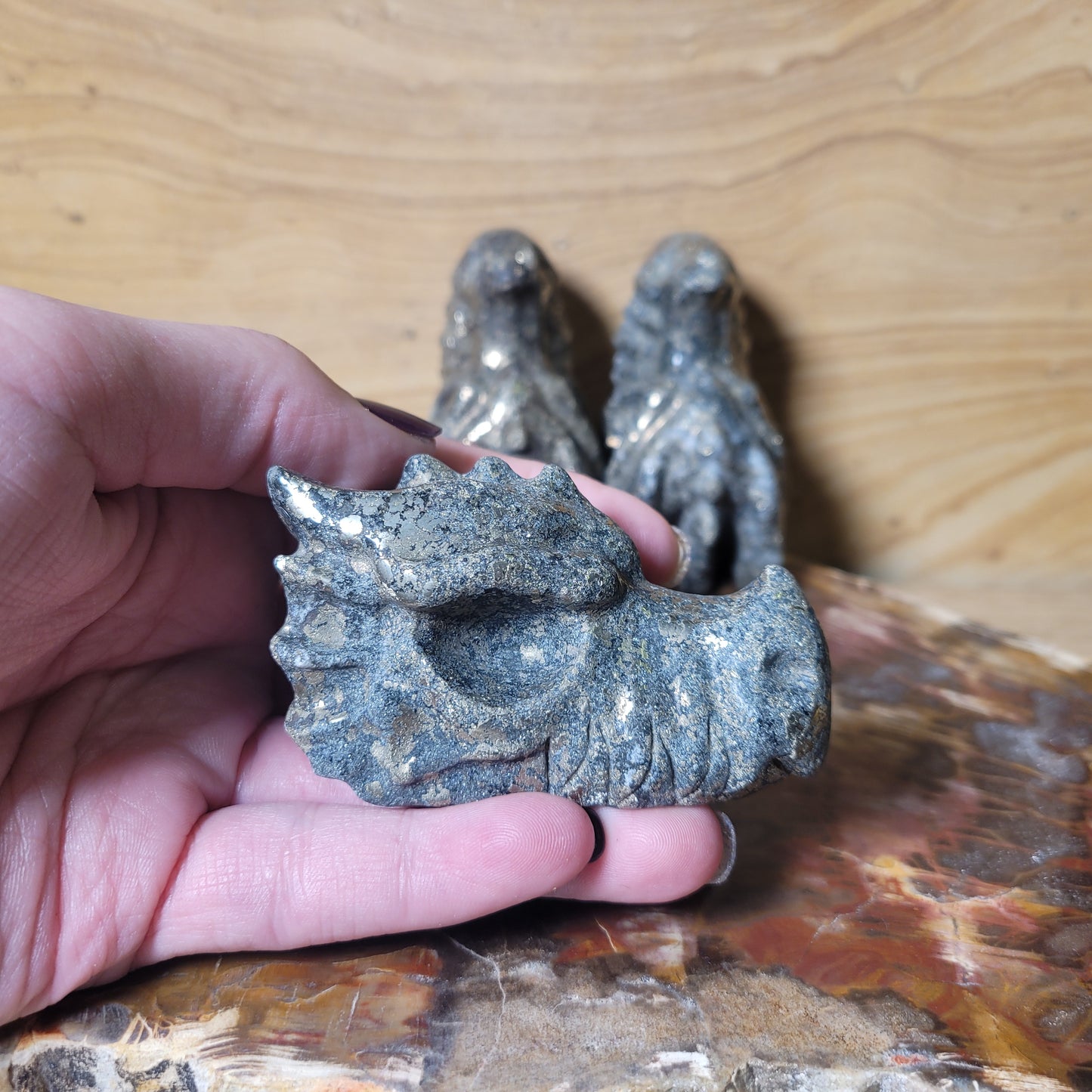 Pyrite & Marcasite Dragon