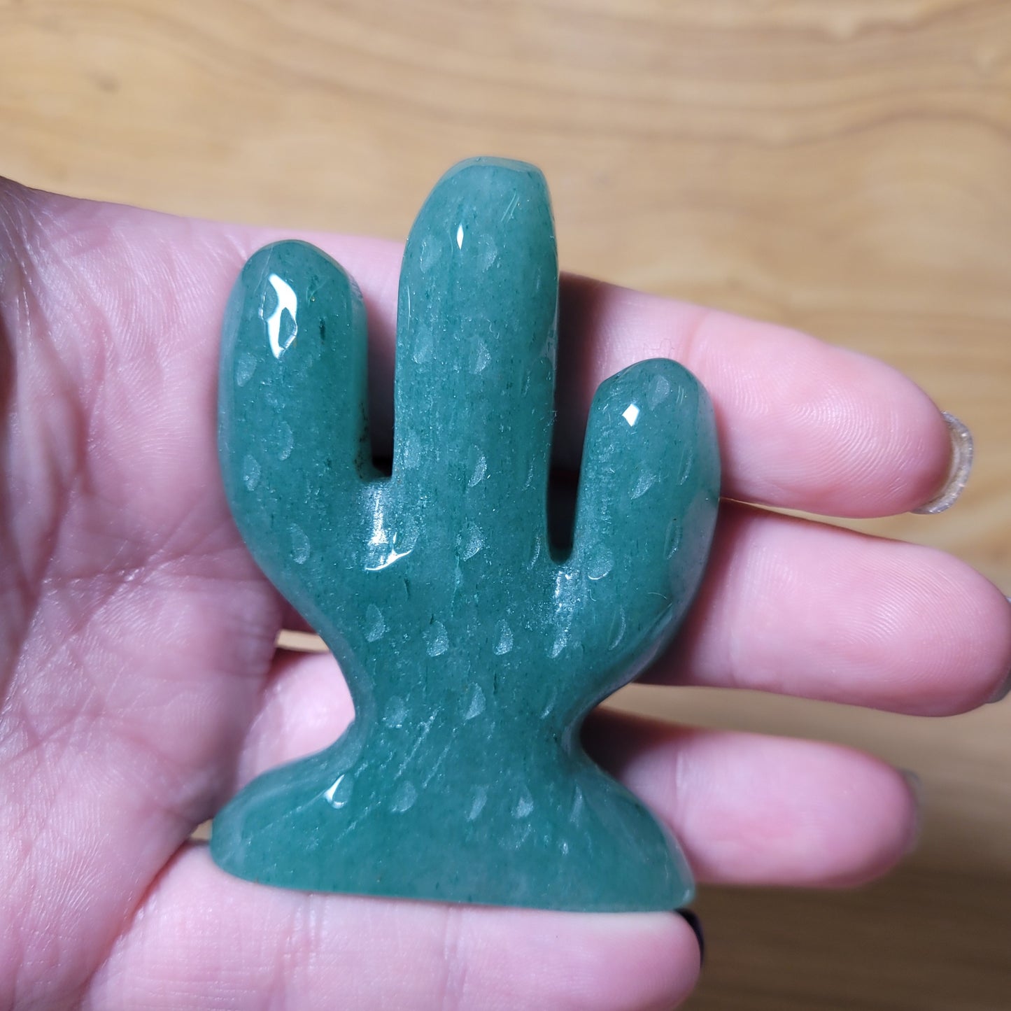 Green Aventurine Cactus
