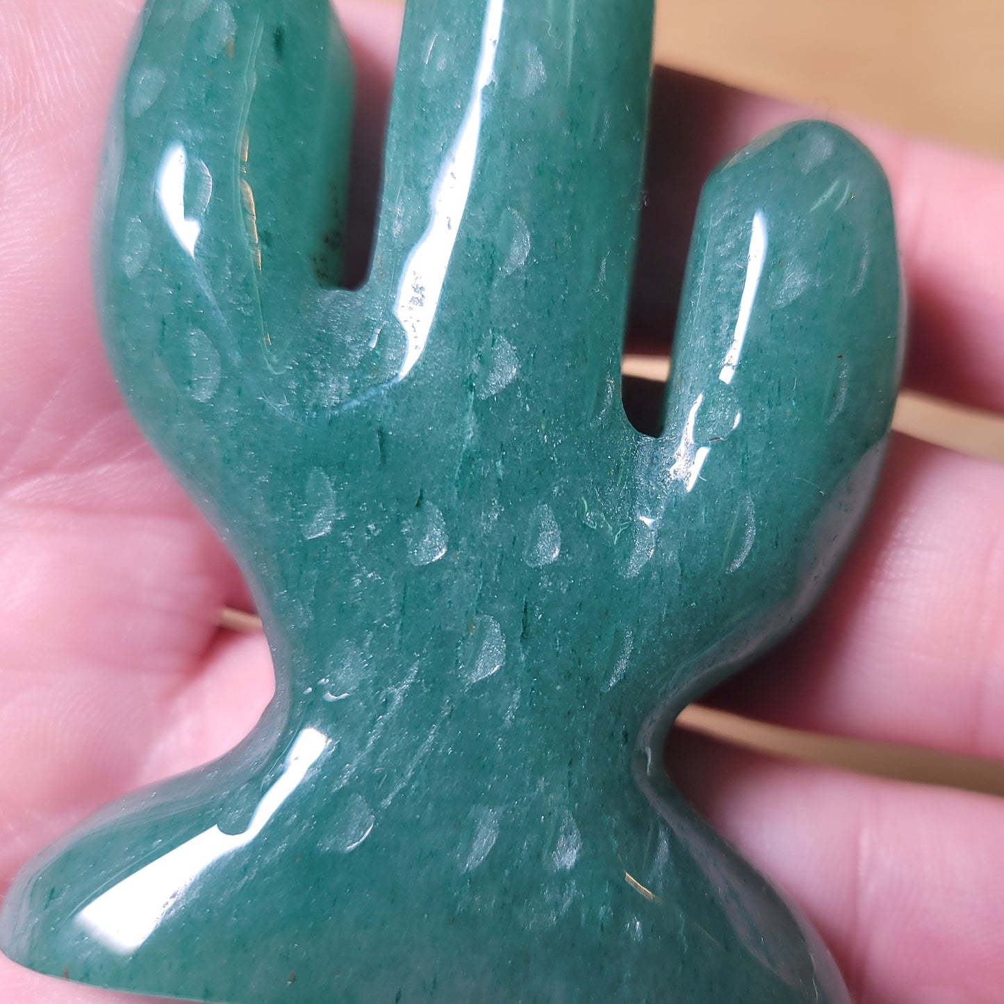 Green Aventurine Cactus