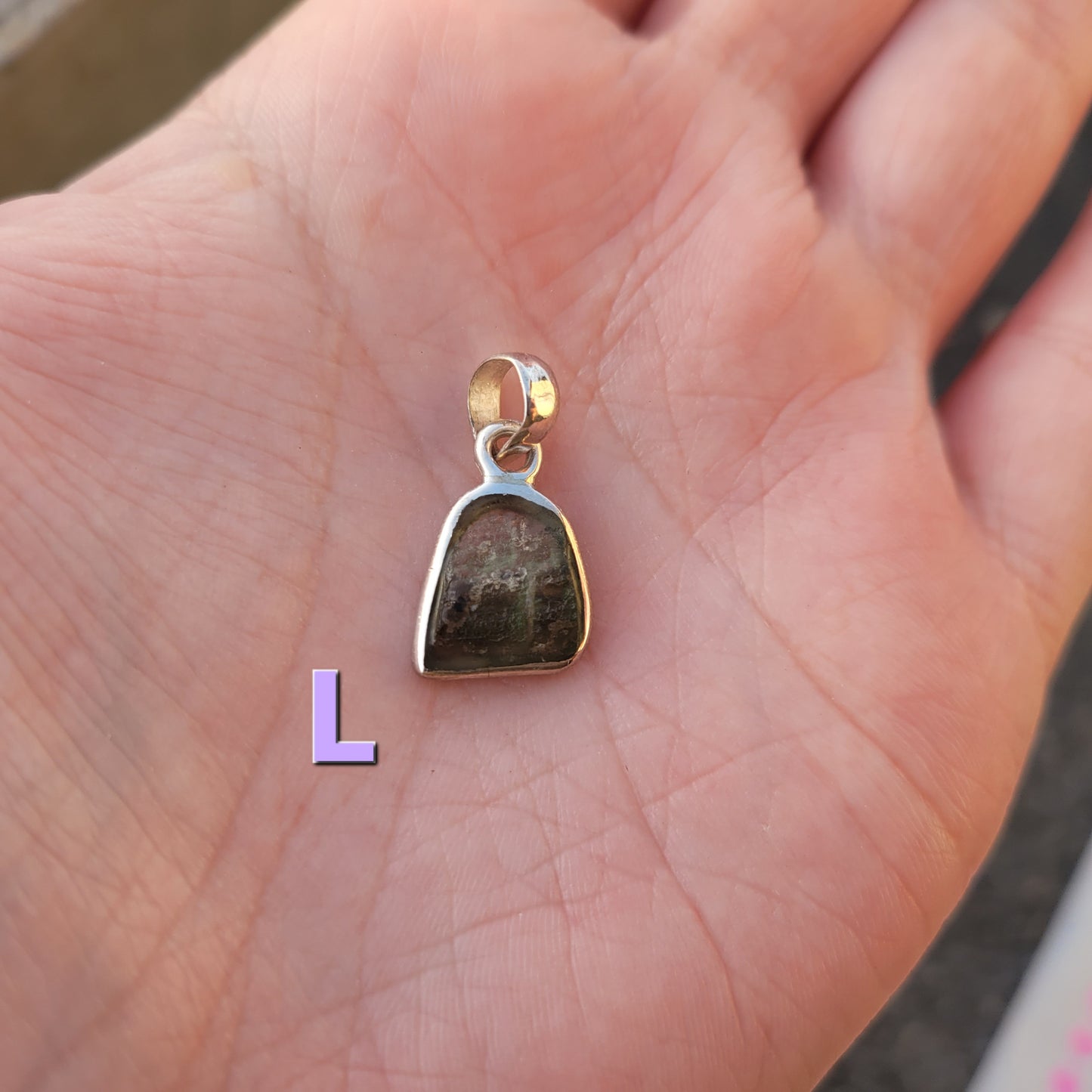 Moldavite Sterling Silver Pendent