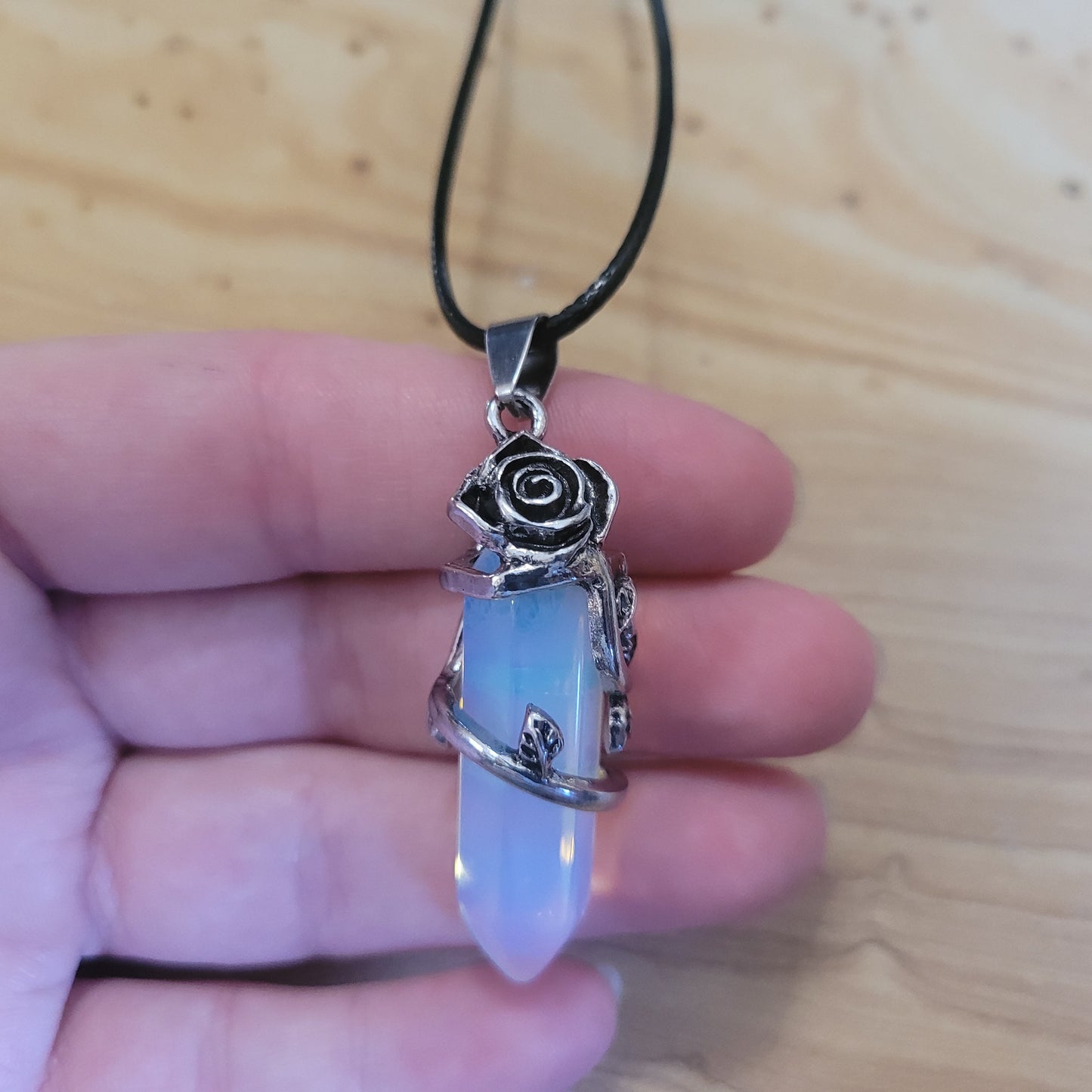 Opalite Rose Necklace