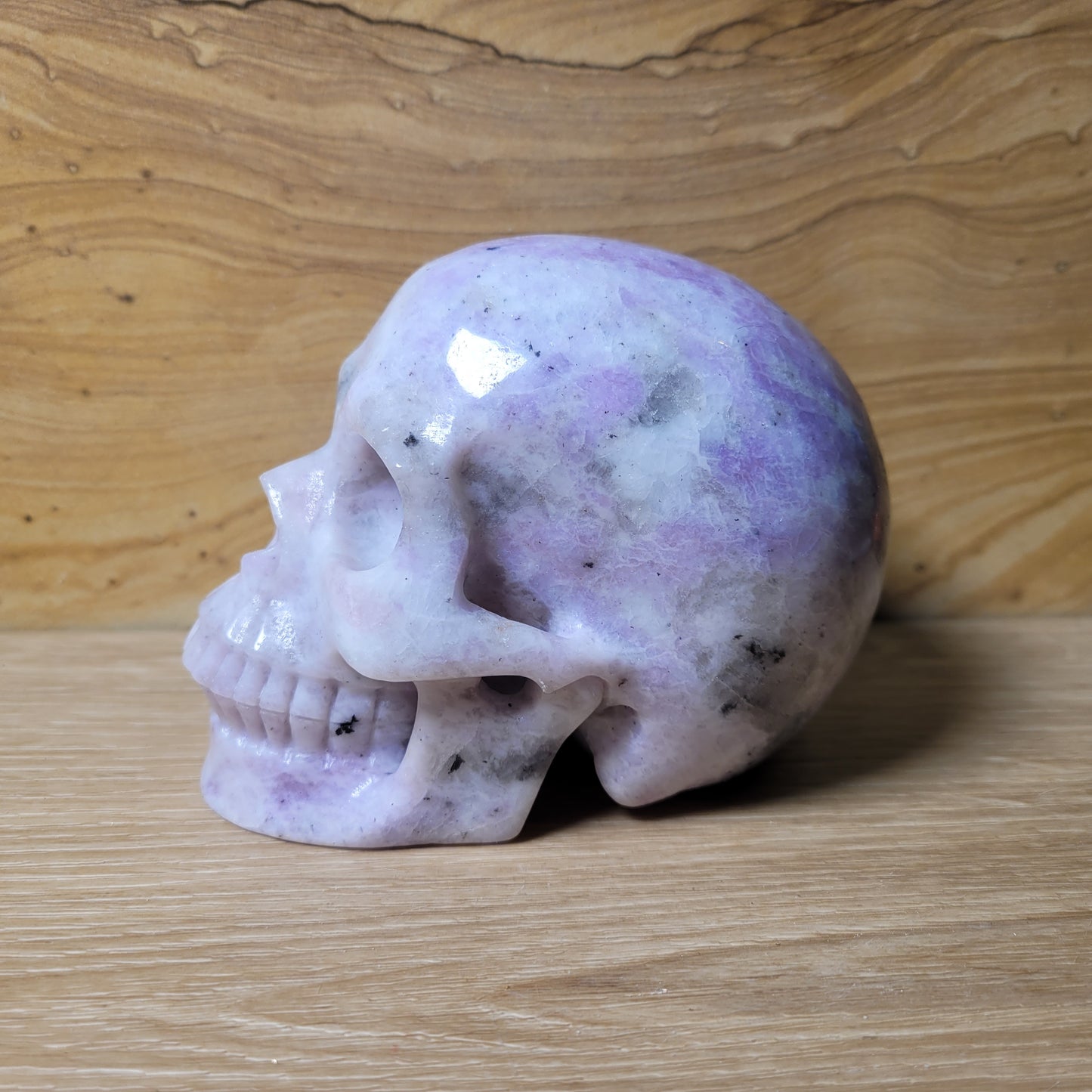 Lepidolite 5" Skull
