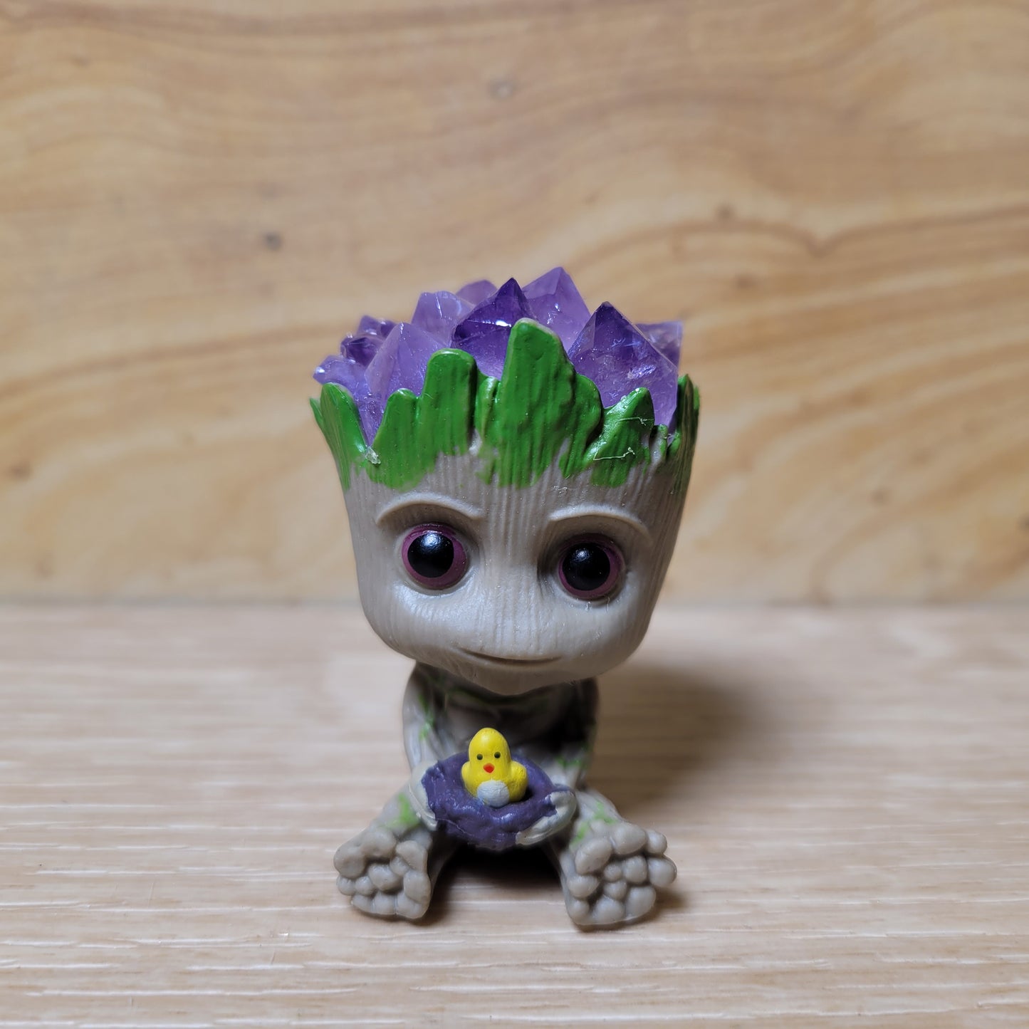 Amethyst "Groot" Figurine