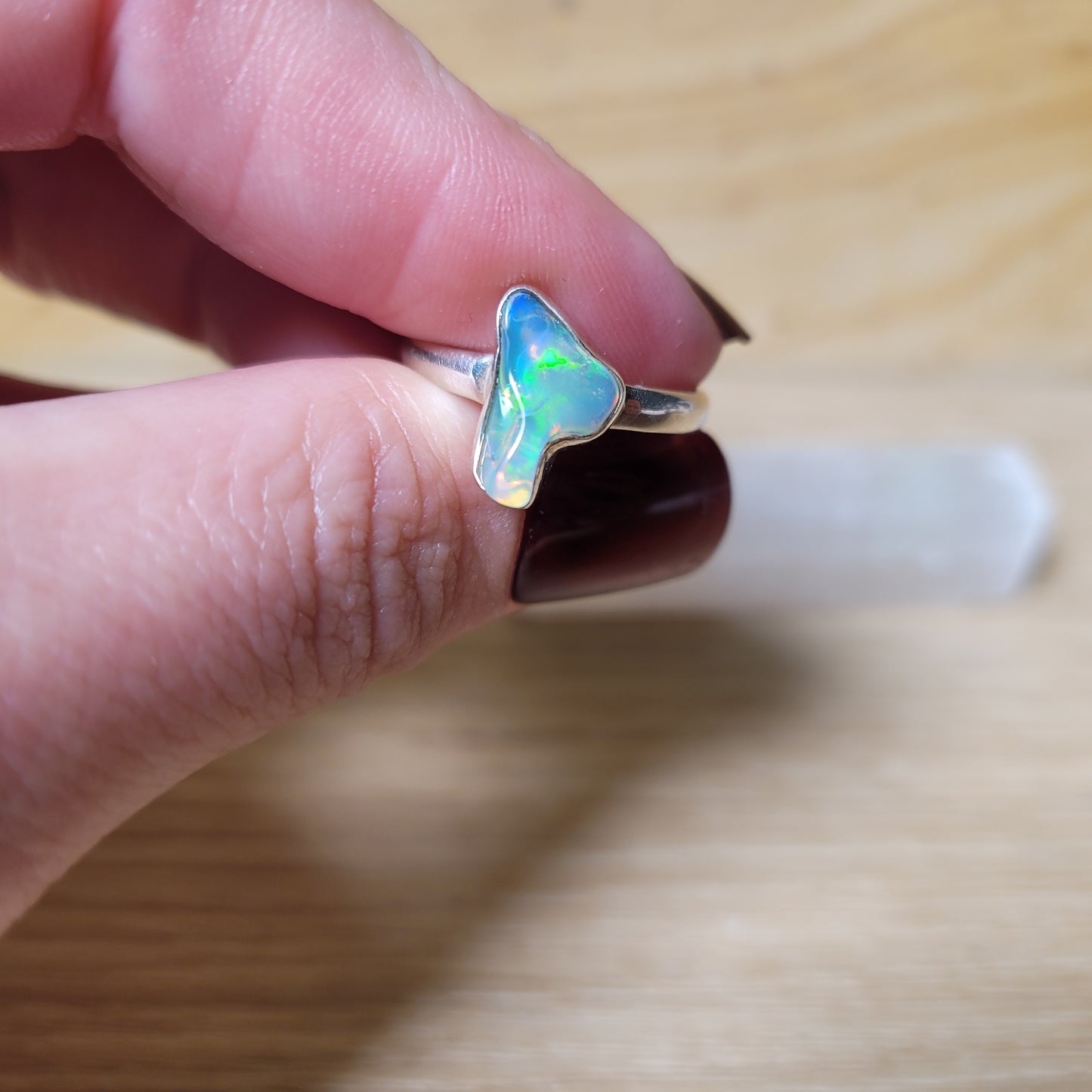 Ethiopian Opal - Size 8 Ring
