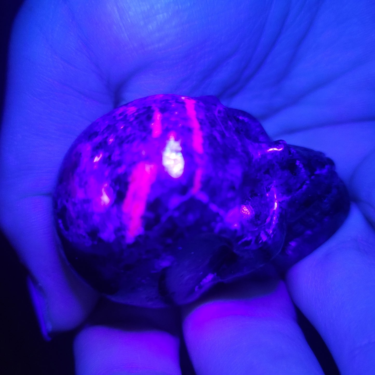 Ruby in Zoisite 2" Skull