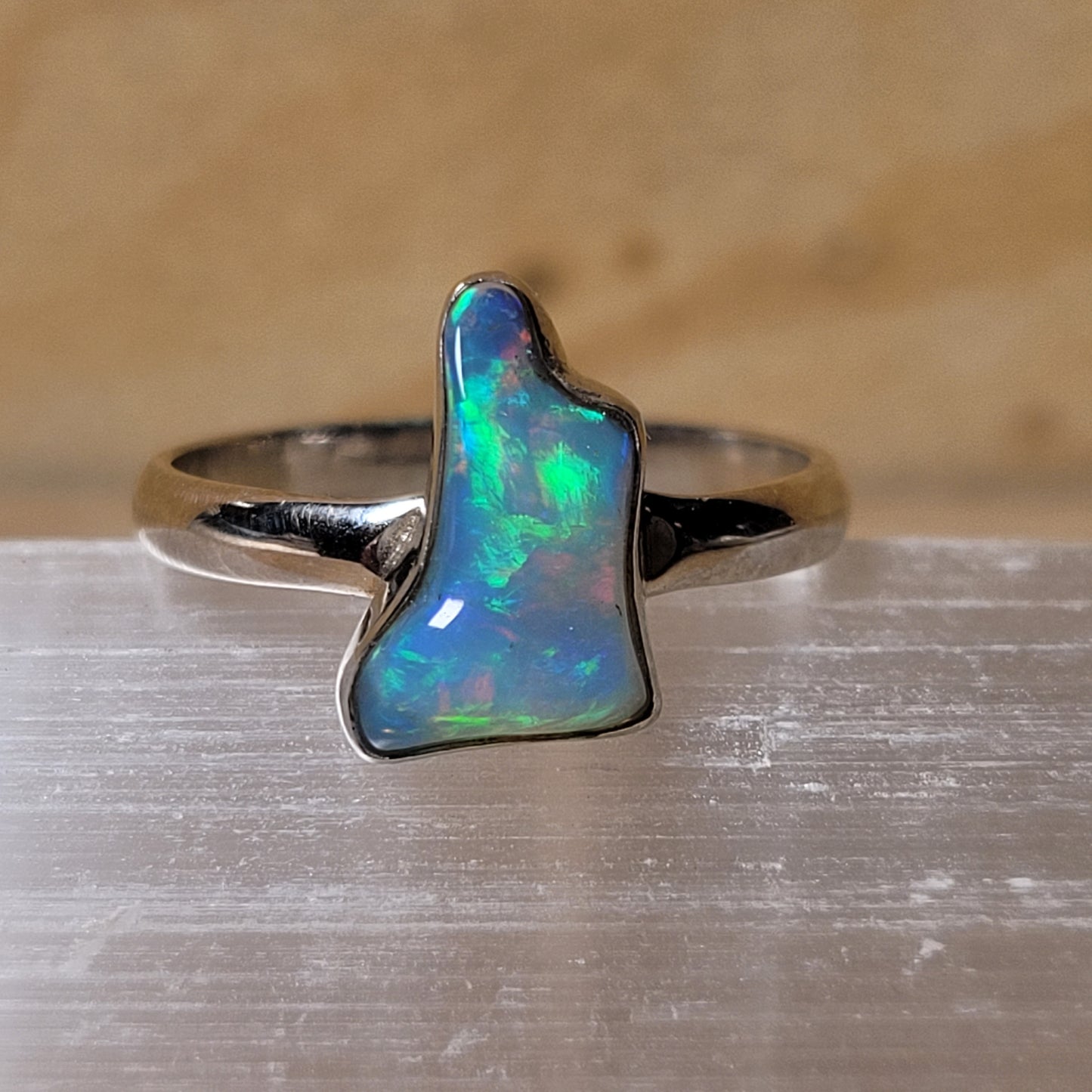 Ethiopian Opal - Size 10 Ring