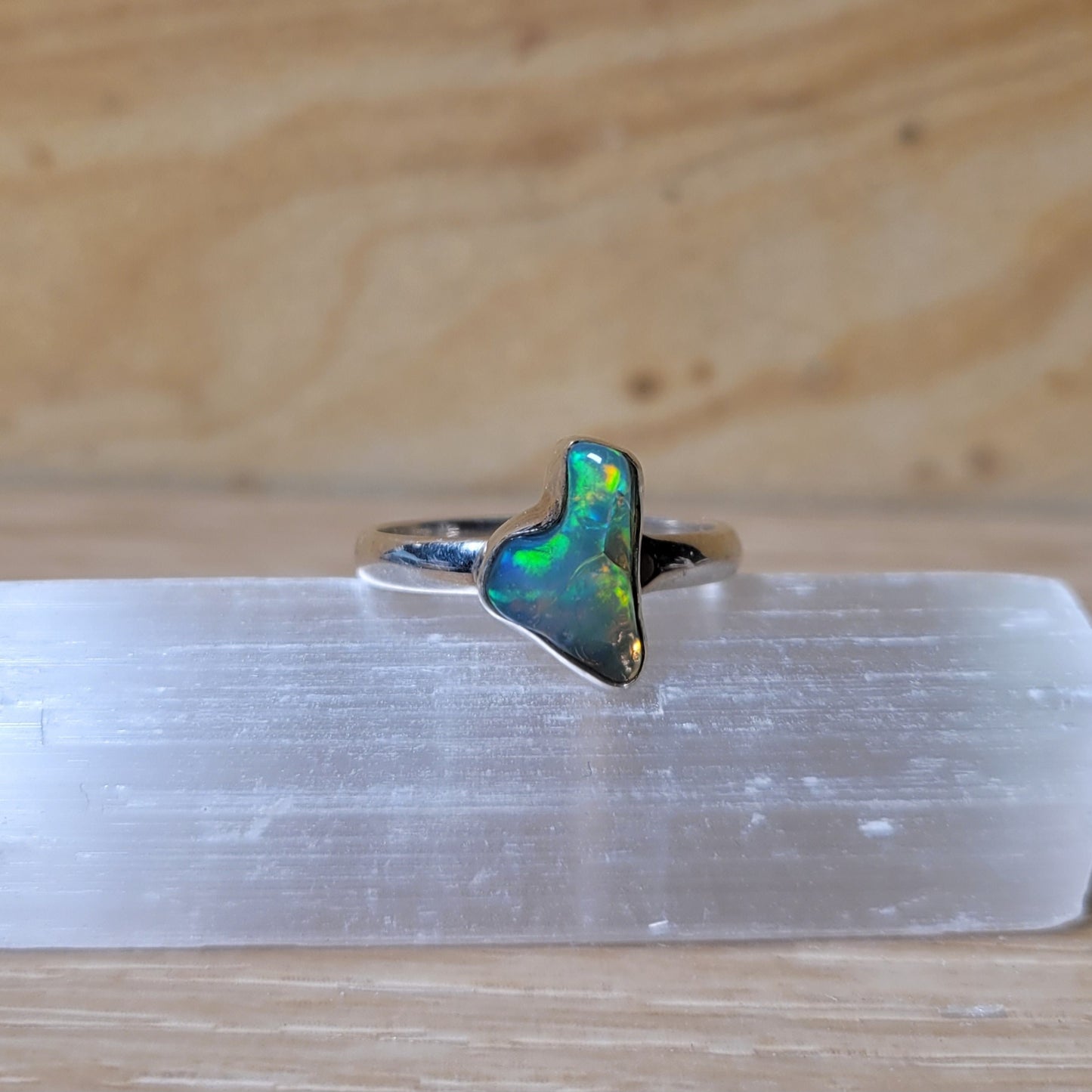 Ethiopian Opal - Size 8 Ring