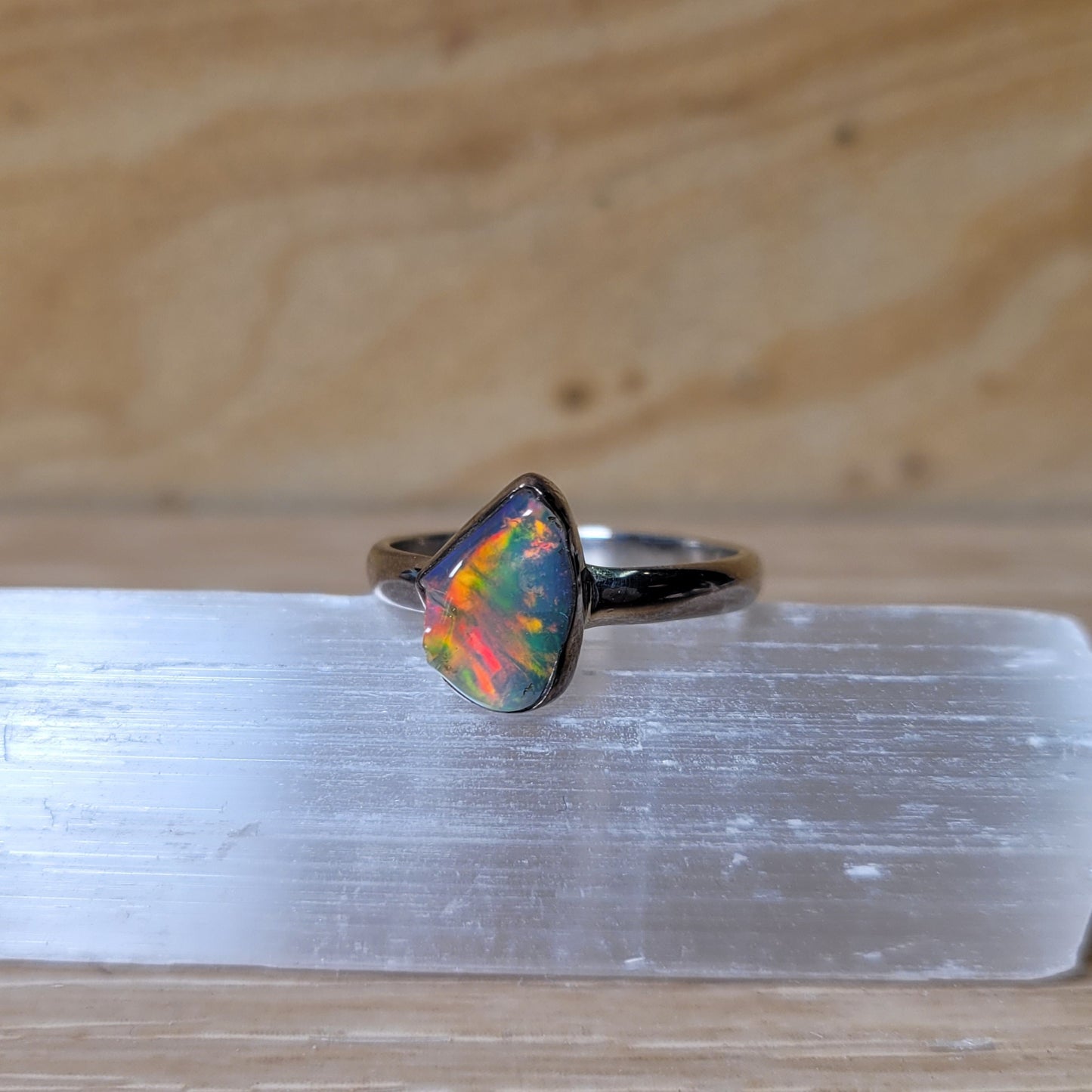 Ethiopian Opal - Size 8 Ring