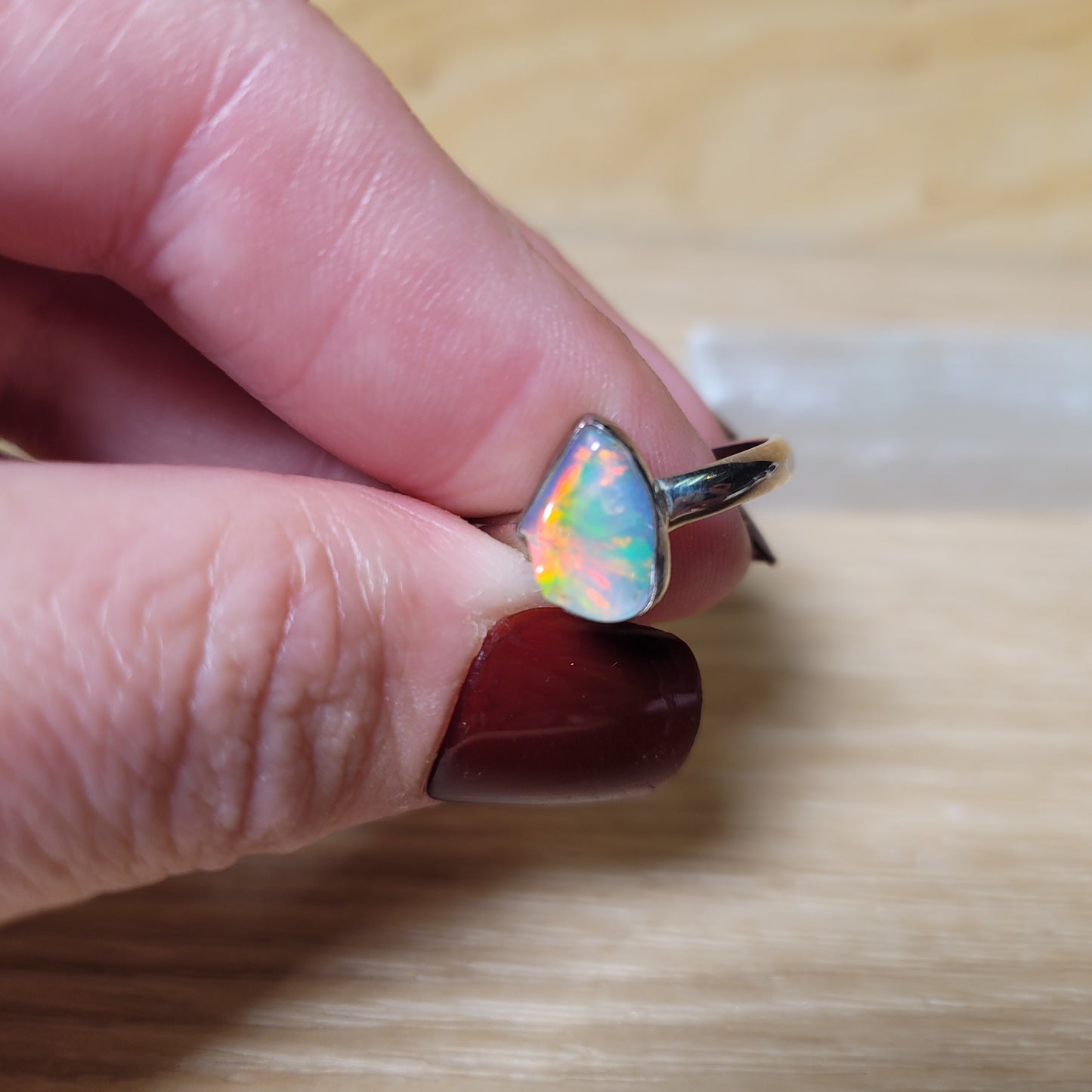 Ethiopian Opal - Size 8 Ring