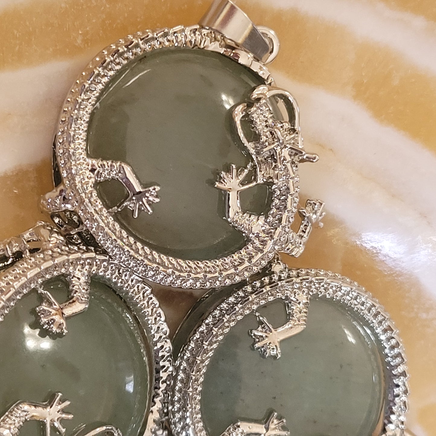 Green Aventurine Dragon Necklace