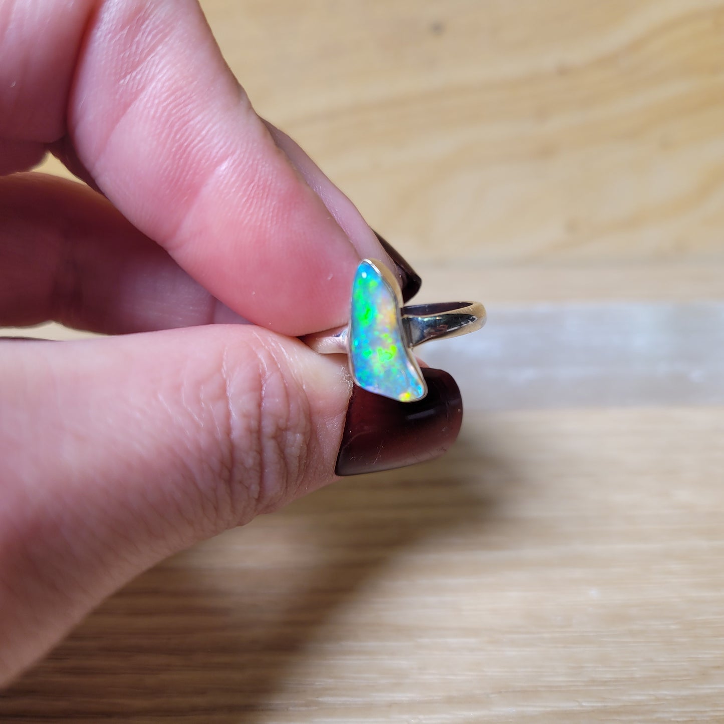 Ethiopian Opal - Size 8 Ring