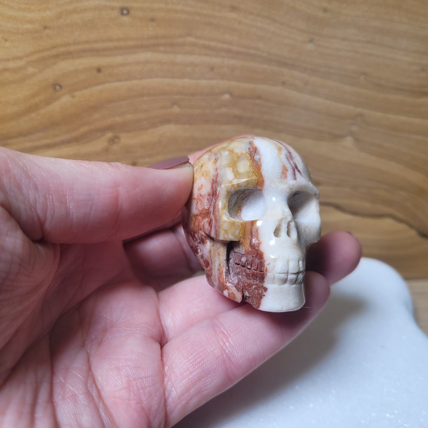 Eastern Jasper 2" Skull