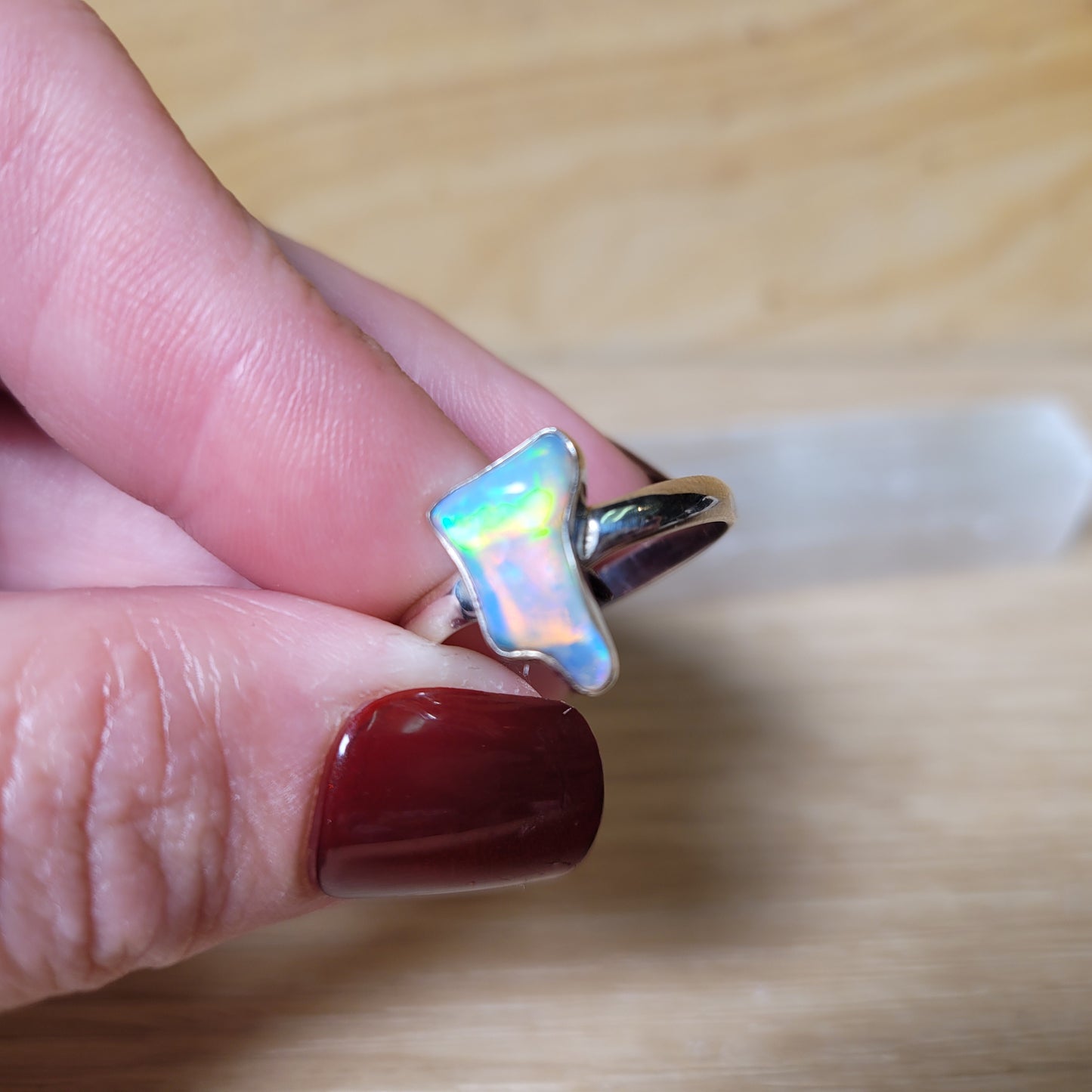 Ethiopian Opal - Size 10 Ring