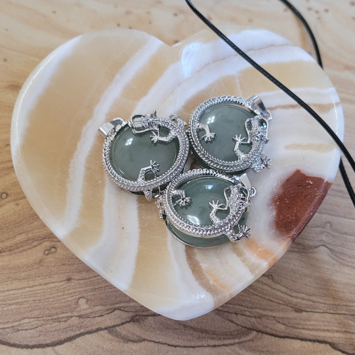 Green Aventurine Dragon Necklace
