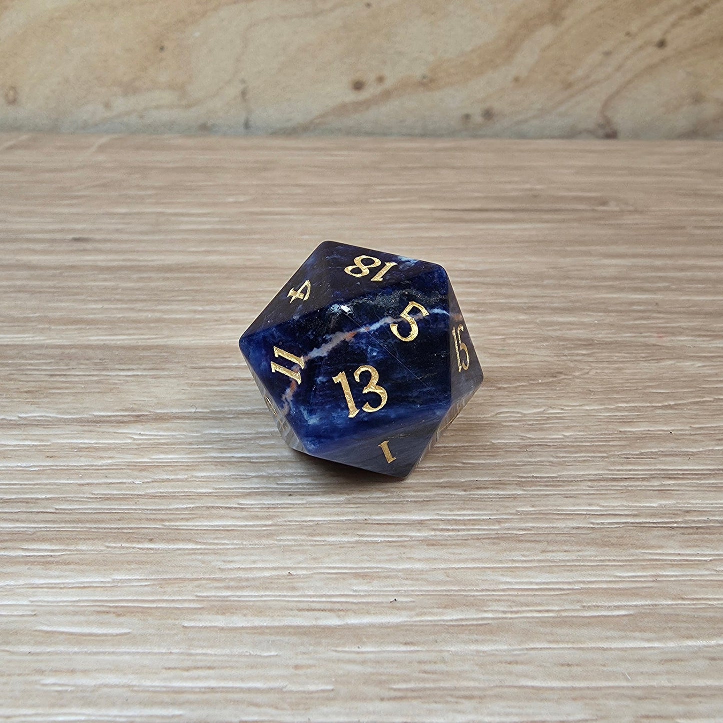 Sodalite Dungeons & Dragons Polyhedral Set