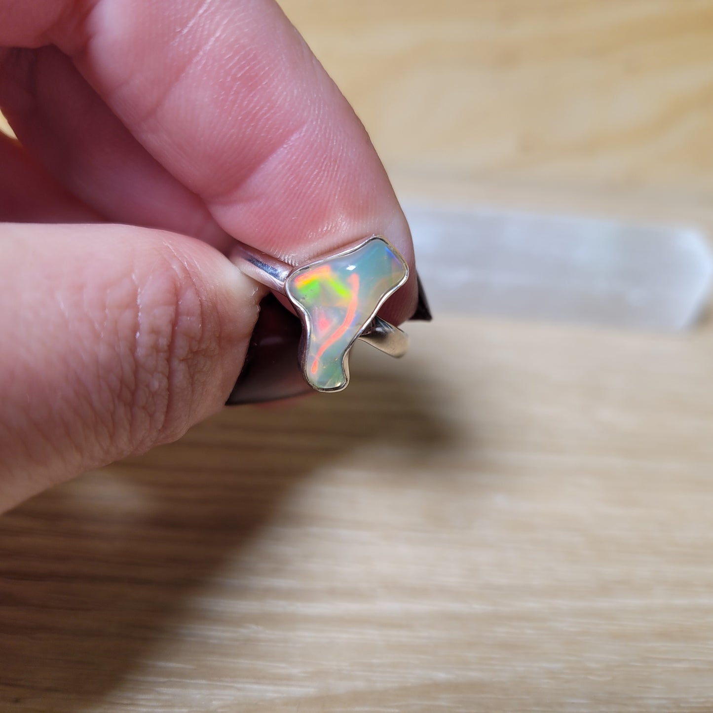 Ethiopian Opal - Size 8 Ring