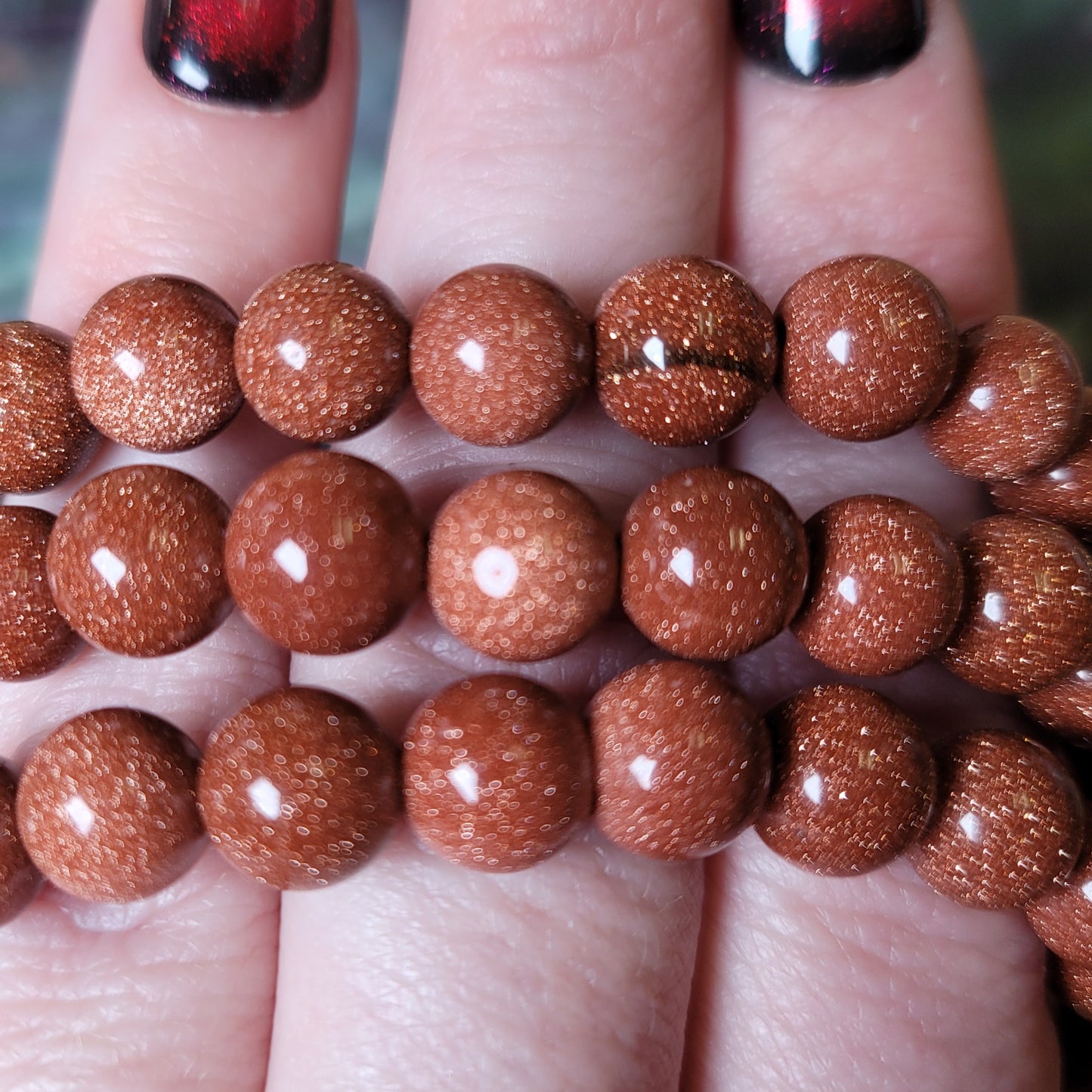 Goldstone Bracelet - 8mm to 8.5mm