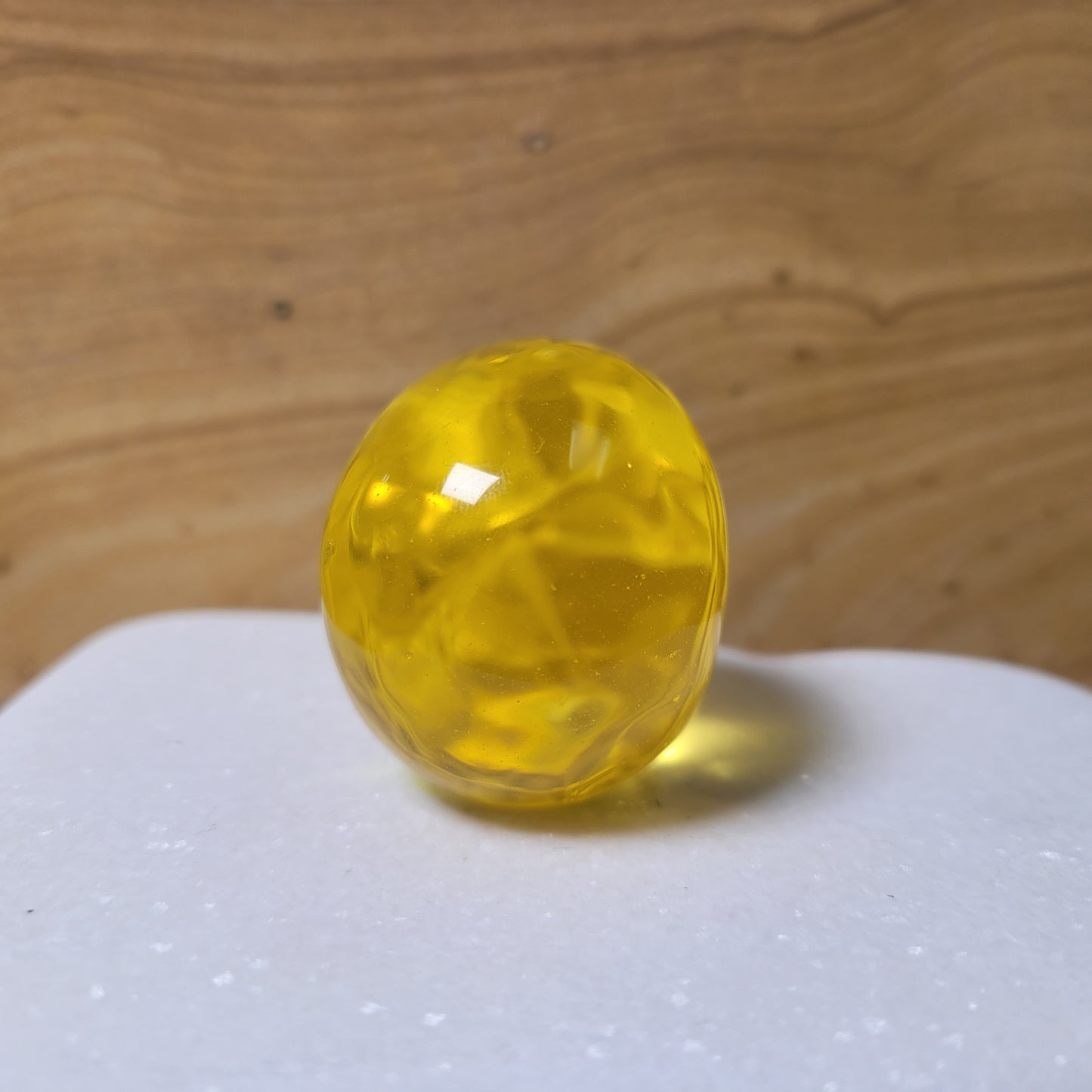 Yellow Obsidian (Man-made) 2" Skull