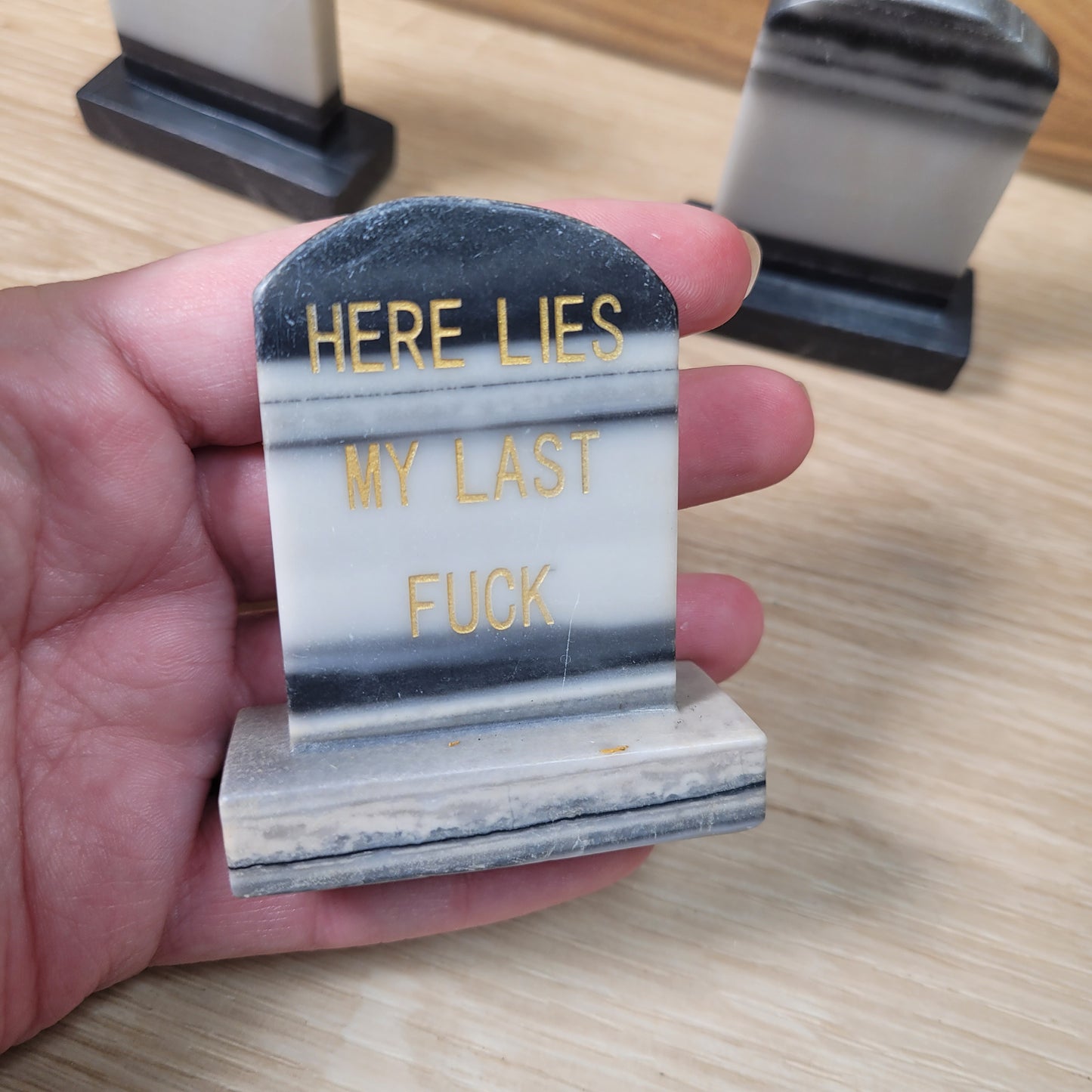 Here Lies My Last F*CK Tombstone