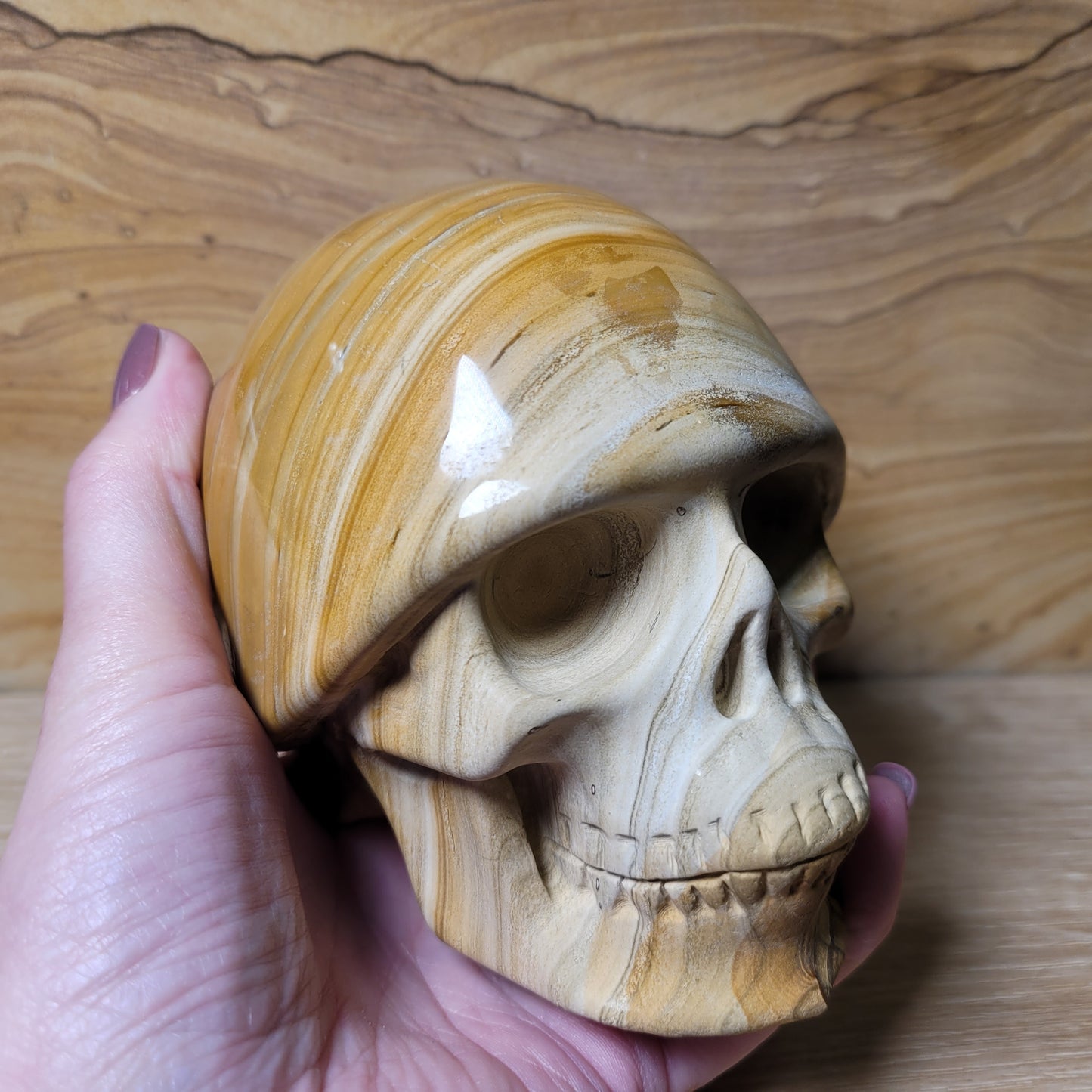 Picture Jasper 5" Skull
