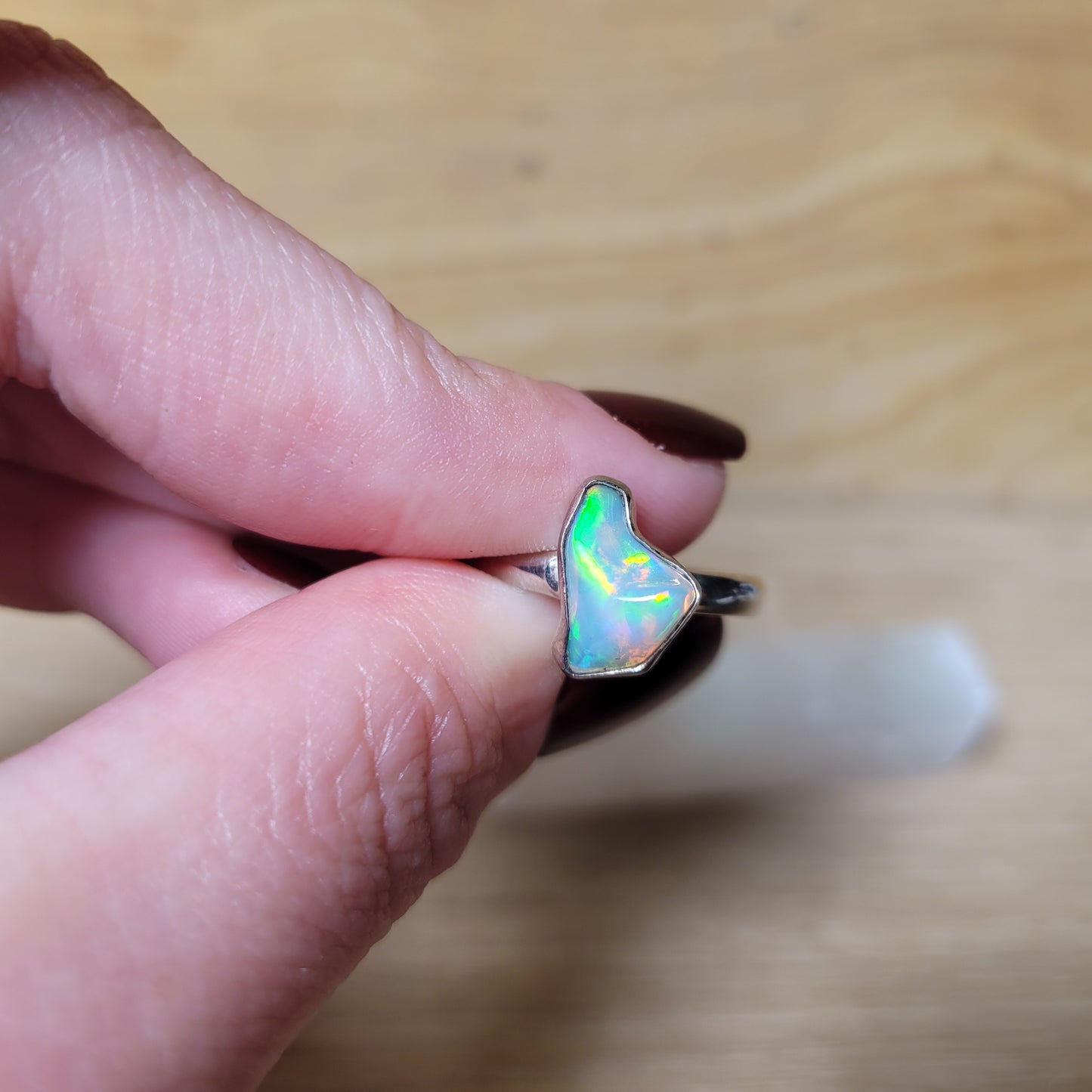 Ethiopian Opal - Size 8 Ring