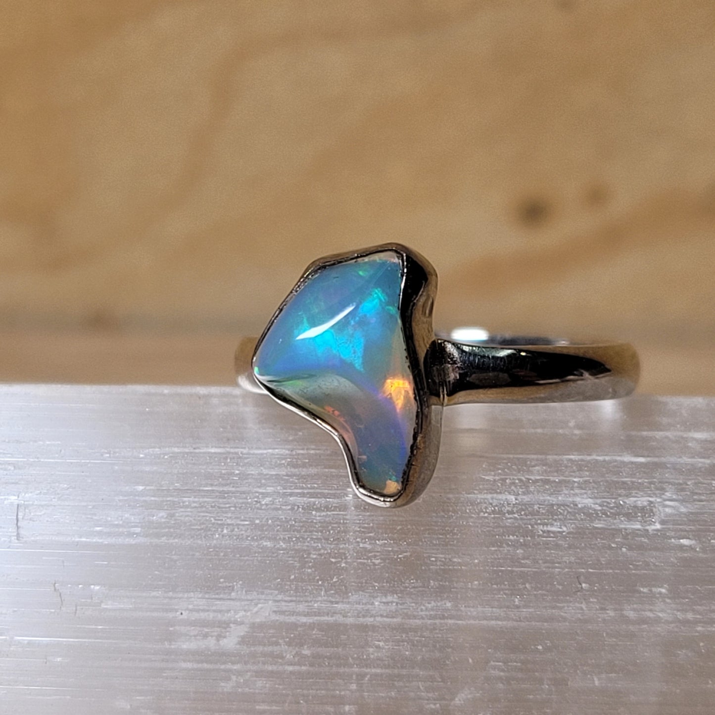Ethiopian Opal - Size 8 Ring