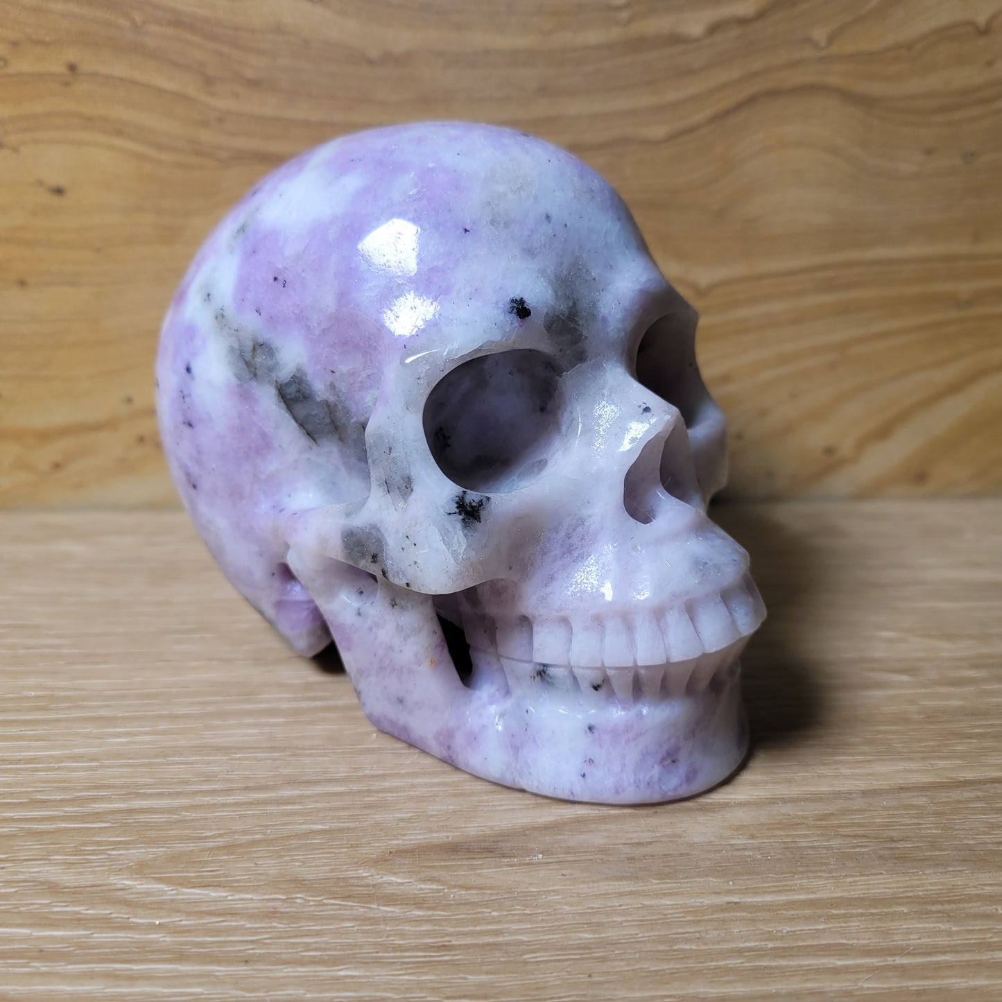 Lepidolite 5" Skull